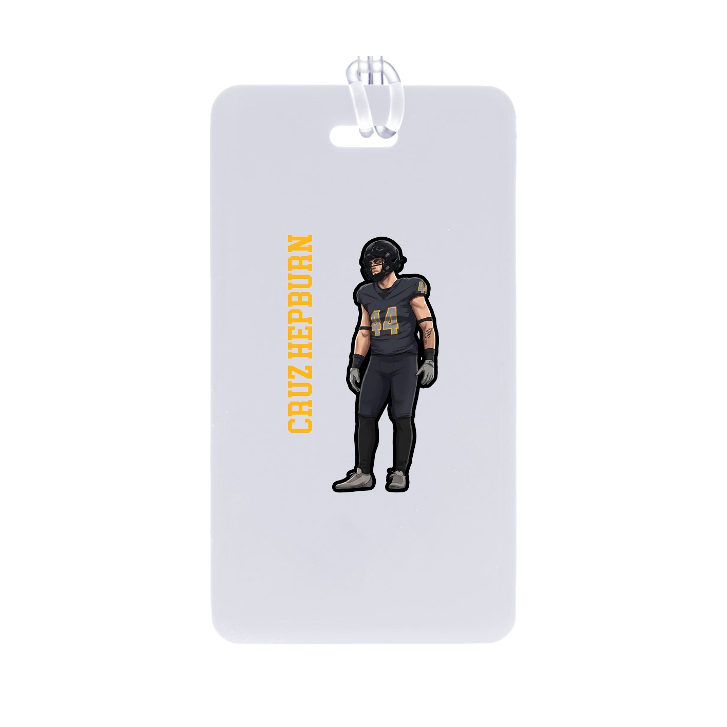 Bag Tag — Name Vertical in Classic