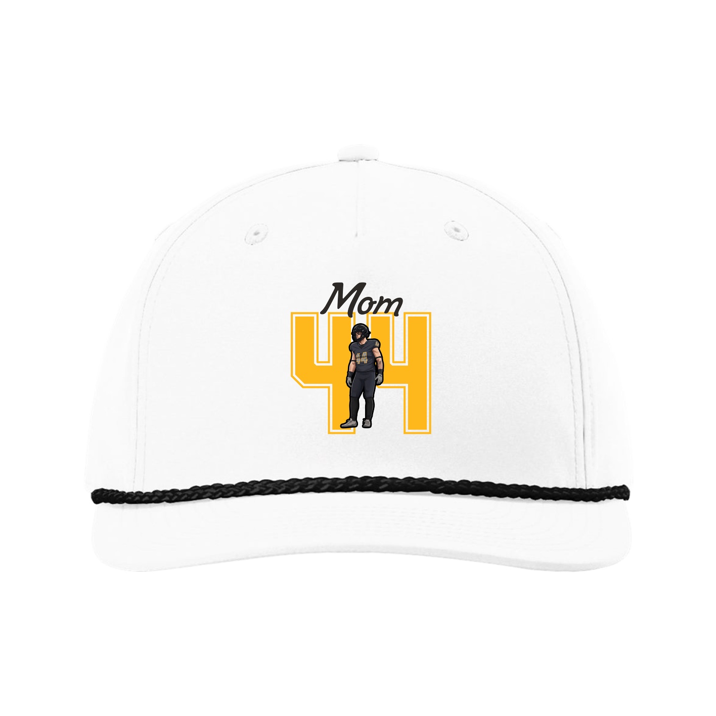 Five-Panel Classic Rope Cap — Mothers Day Shirsey in White
