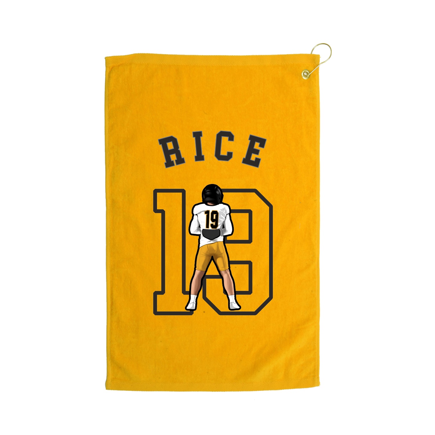 Golf Towel — Shirsey Arch in Gold