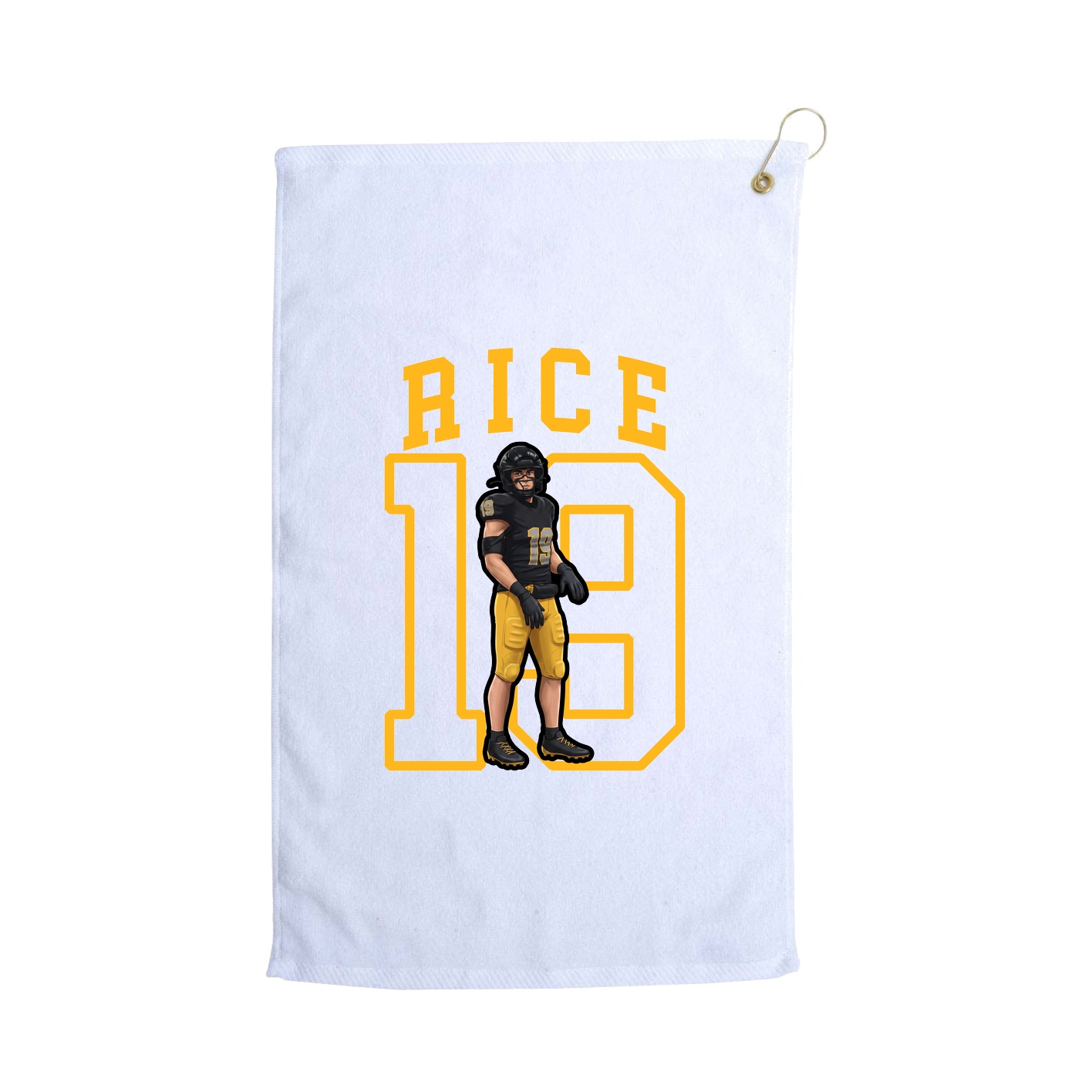 Golf Towel — Shirsey in White