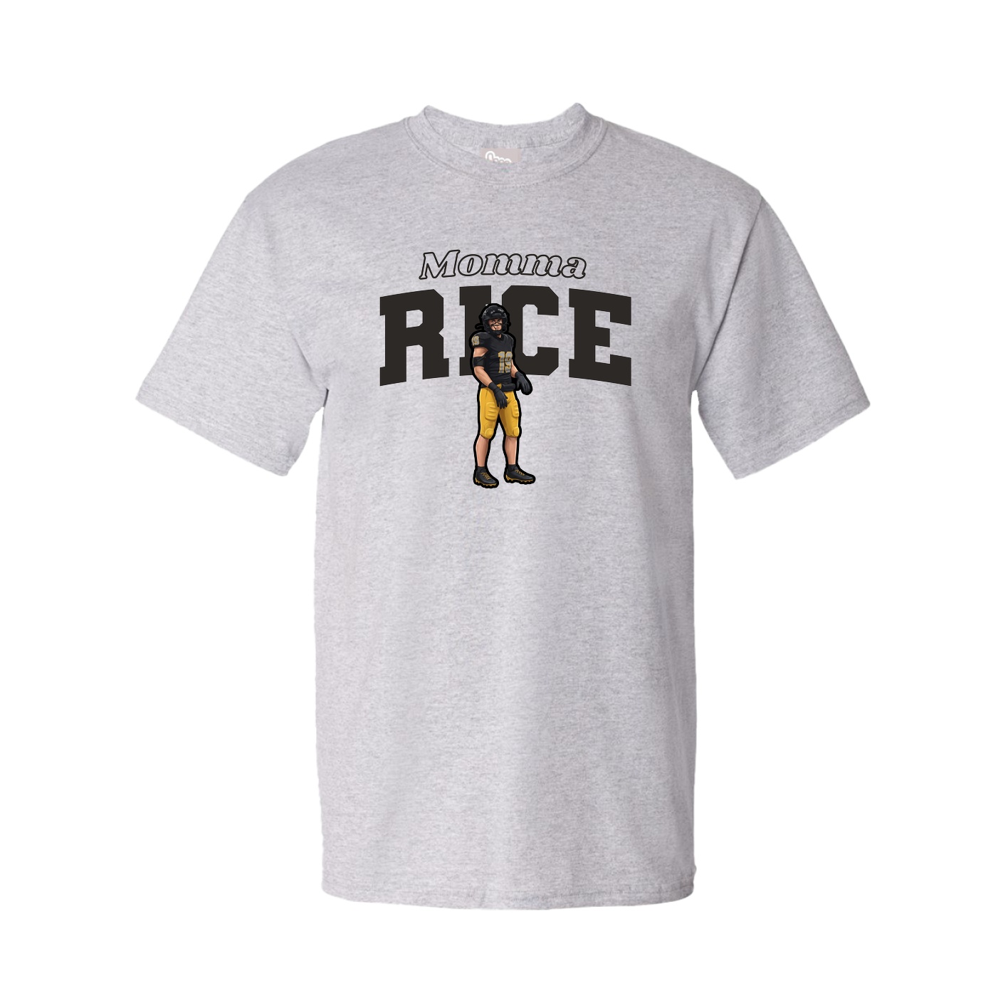 Youth Tee — Mothers Day Block in Grey