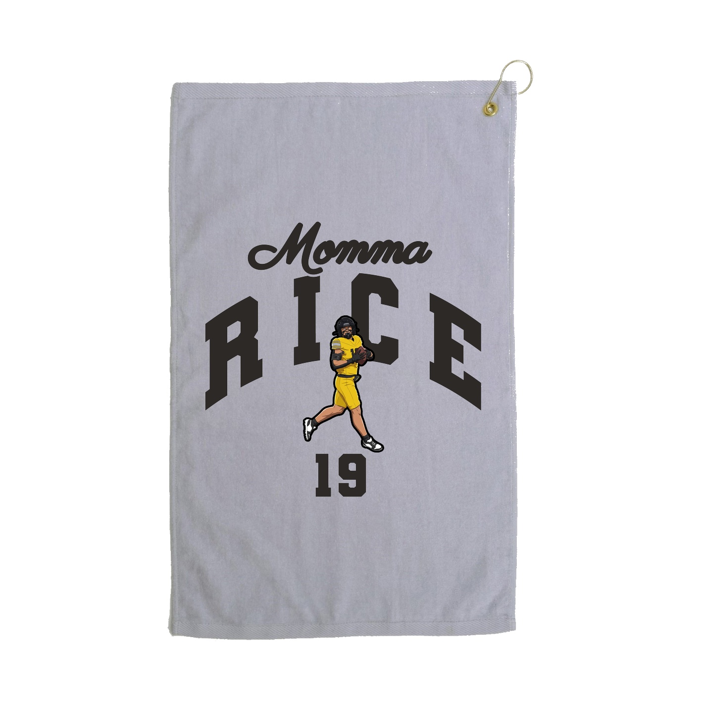 Golf Towel — Mothers Day Arch in Grey