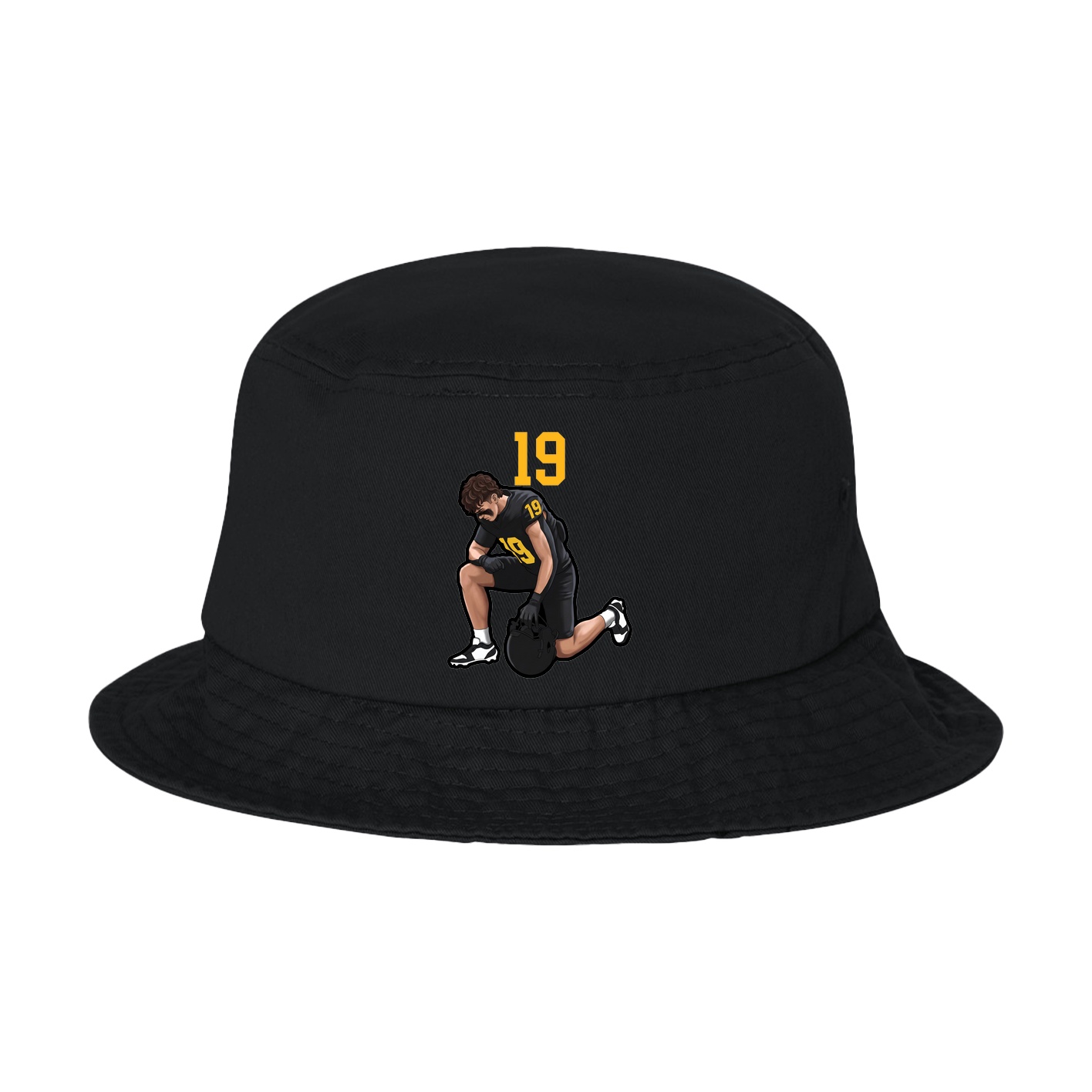 Bucket Cap — Number Top in Black