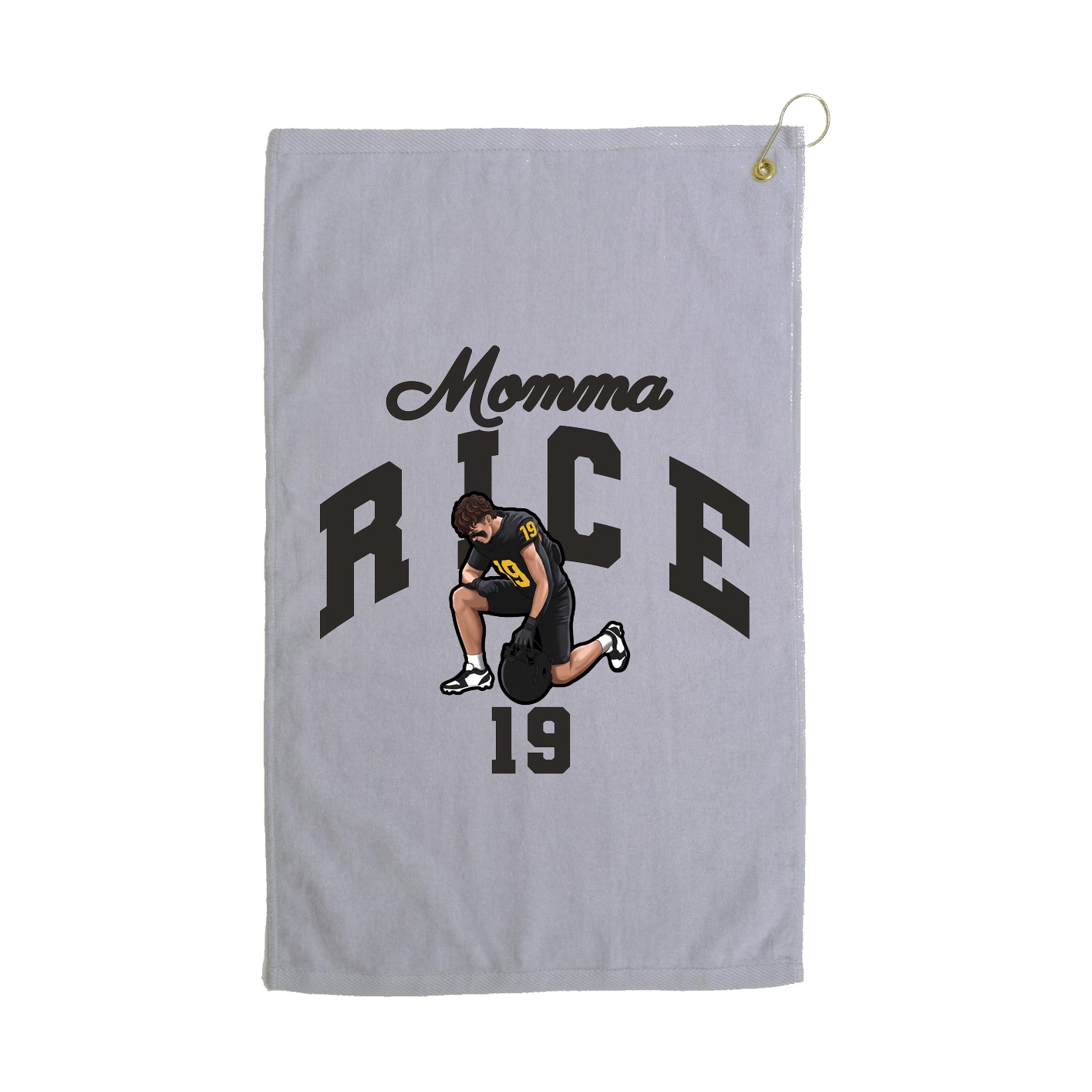 Golf Towel — Mothers Day Arch in Grey