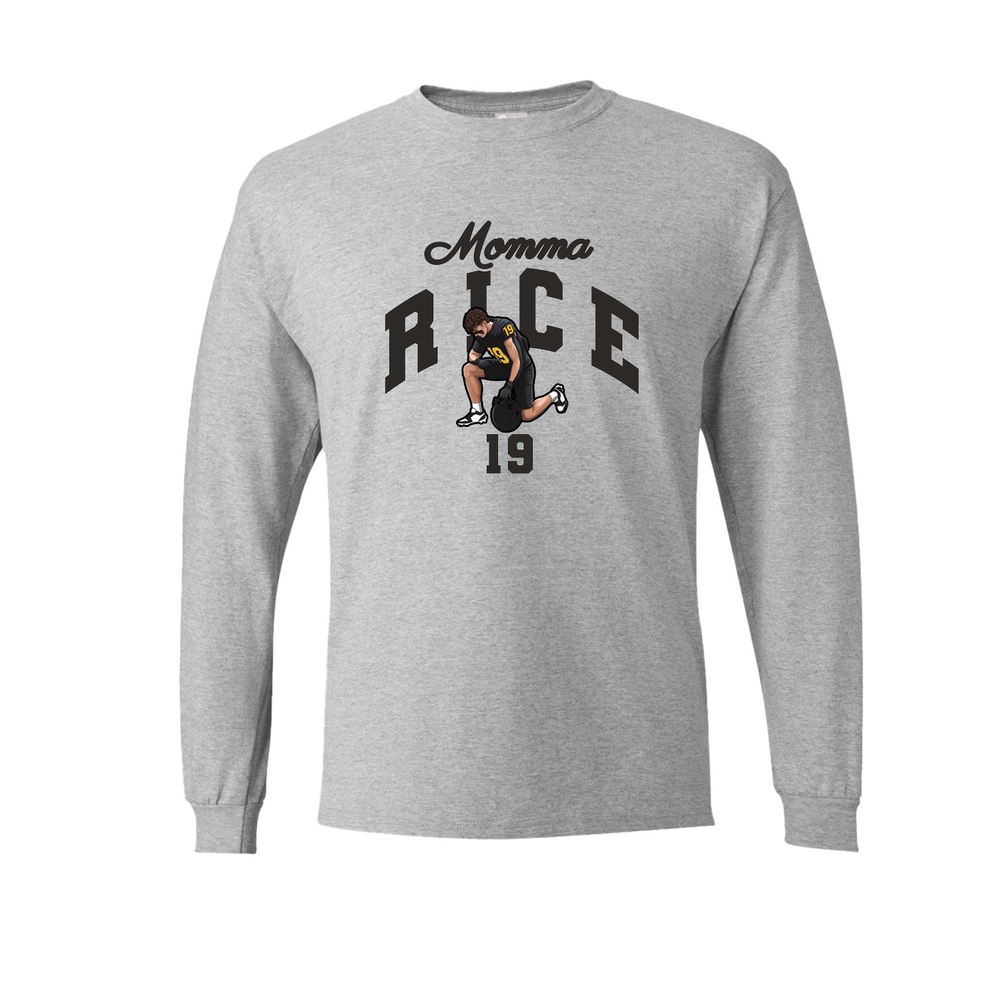 Long Sleeve Tee — Mothers Day Arch in Grey