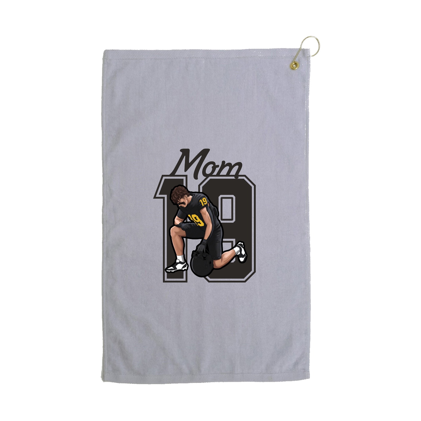 Golf Towel — Mothers Day Shirsey in Grey