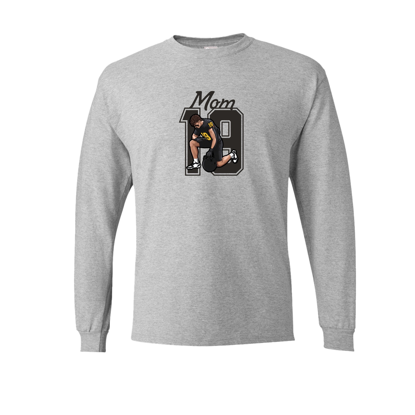 Long Sleeve Tee — Mothers Day Shirsey in Grey