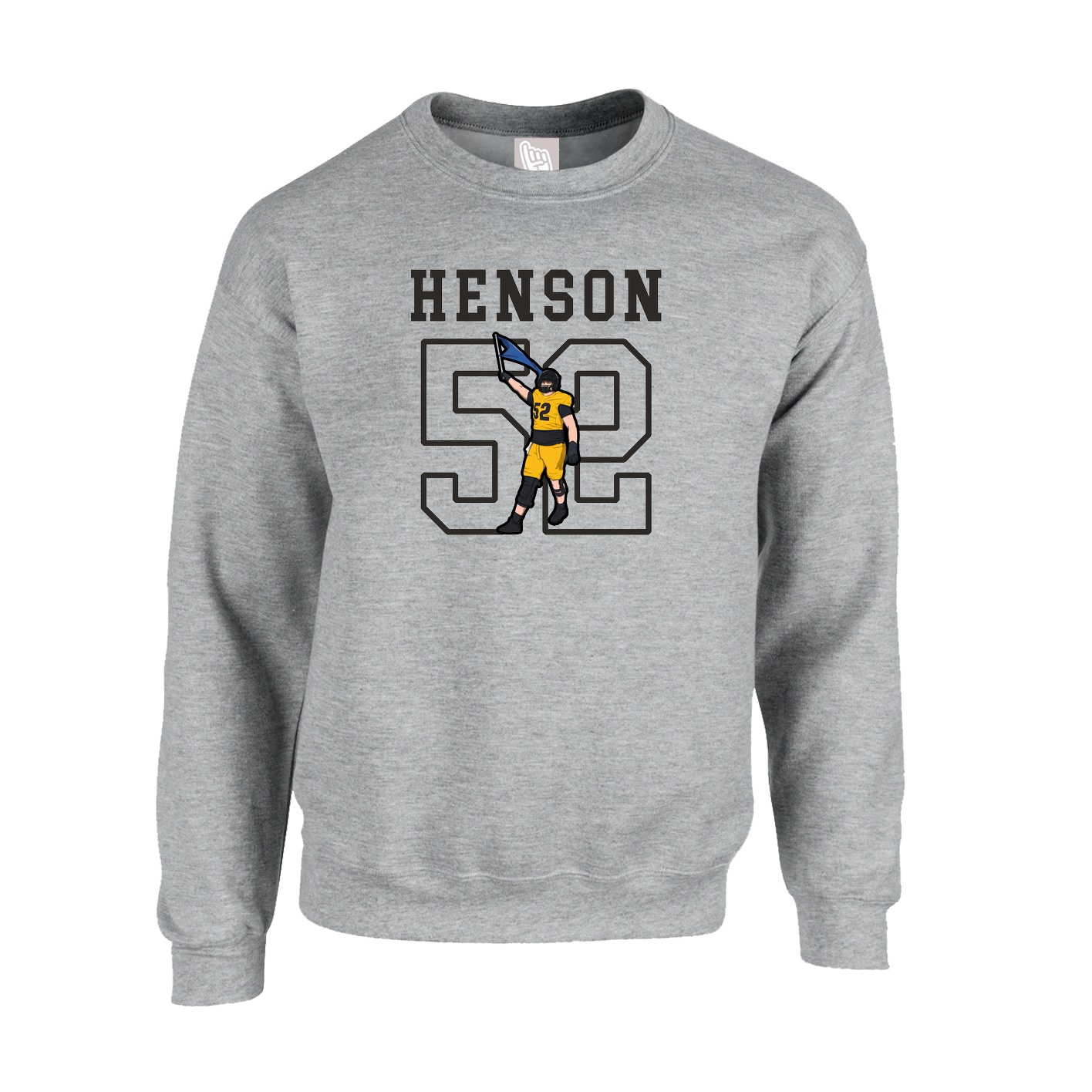 Fleece Crew — Shirsey in Grey