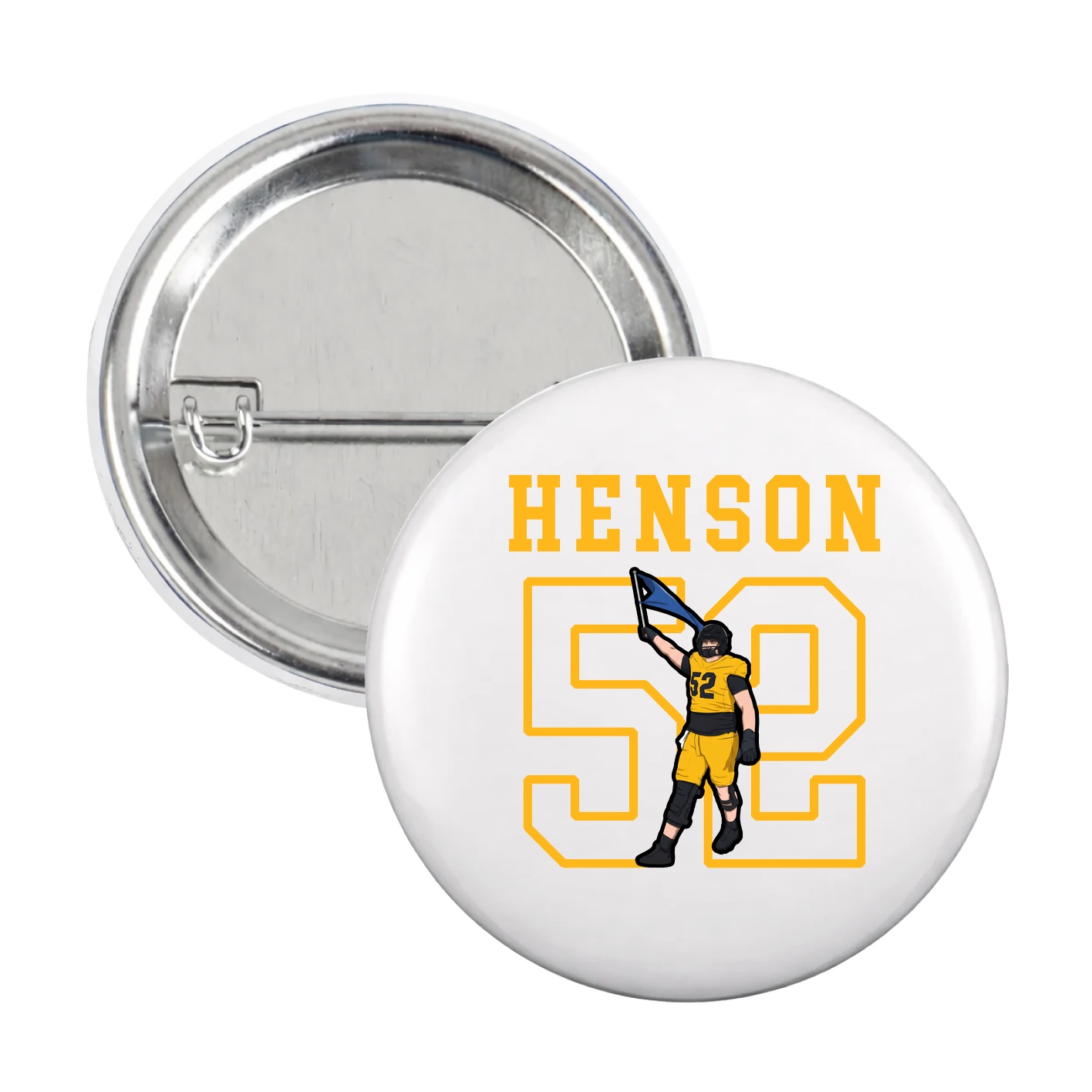 Game Day Button — Shirsey in White