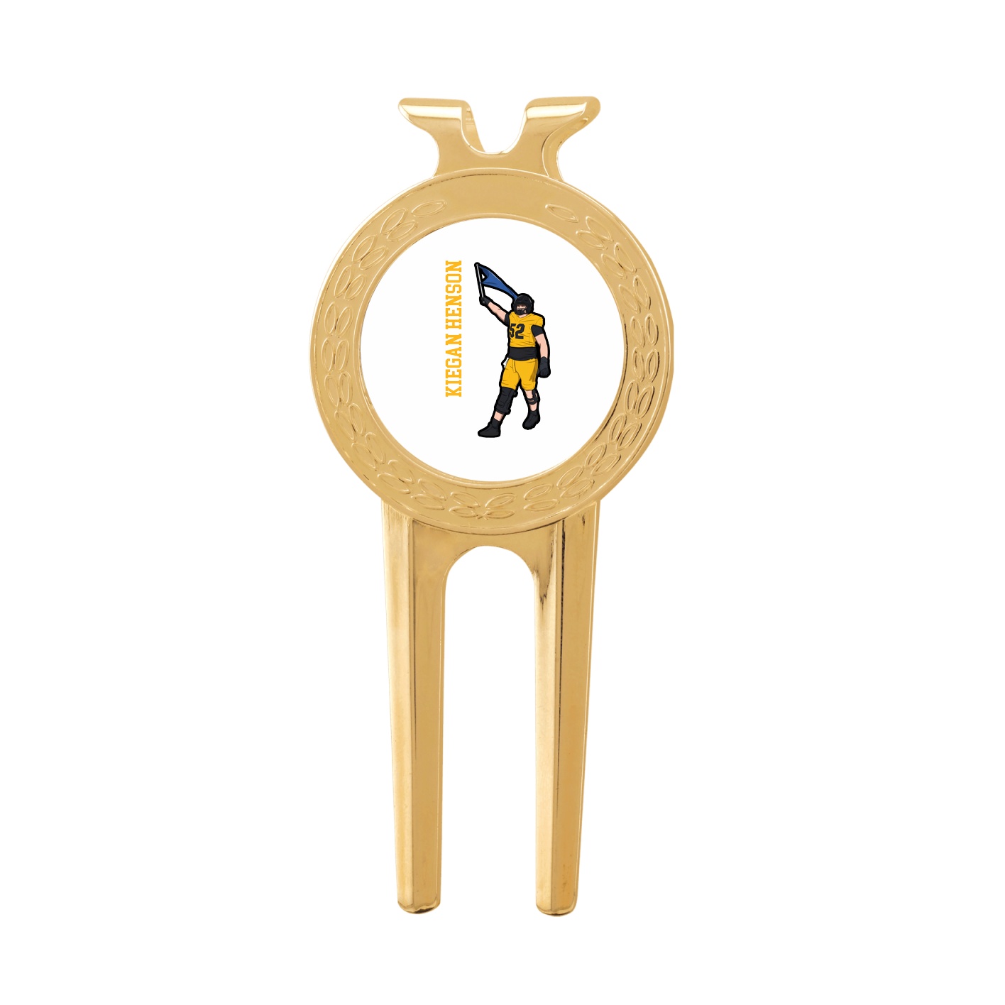 Divot Tool with Ball Marker — Name Vertical in Classic