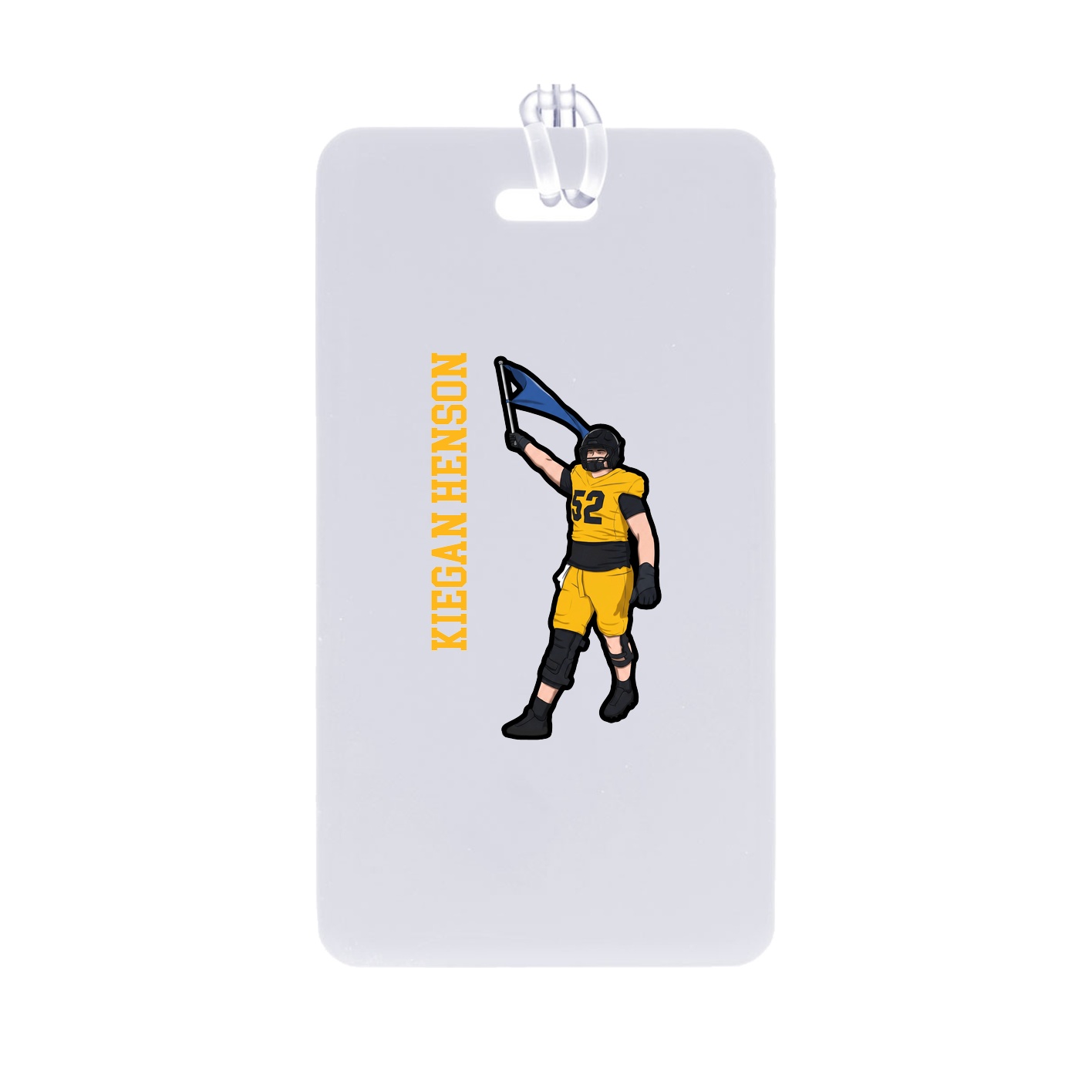 Bag Tag — Name Vertical in Classic