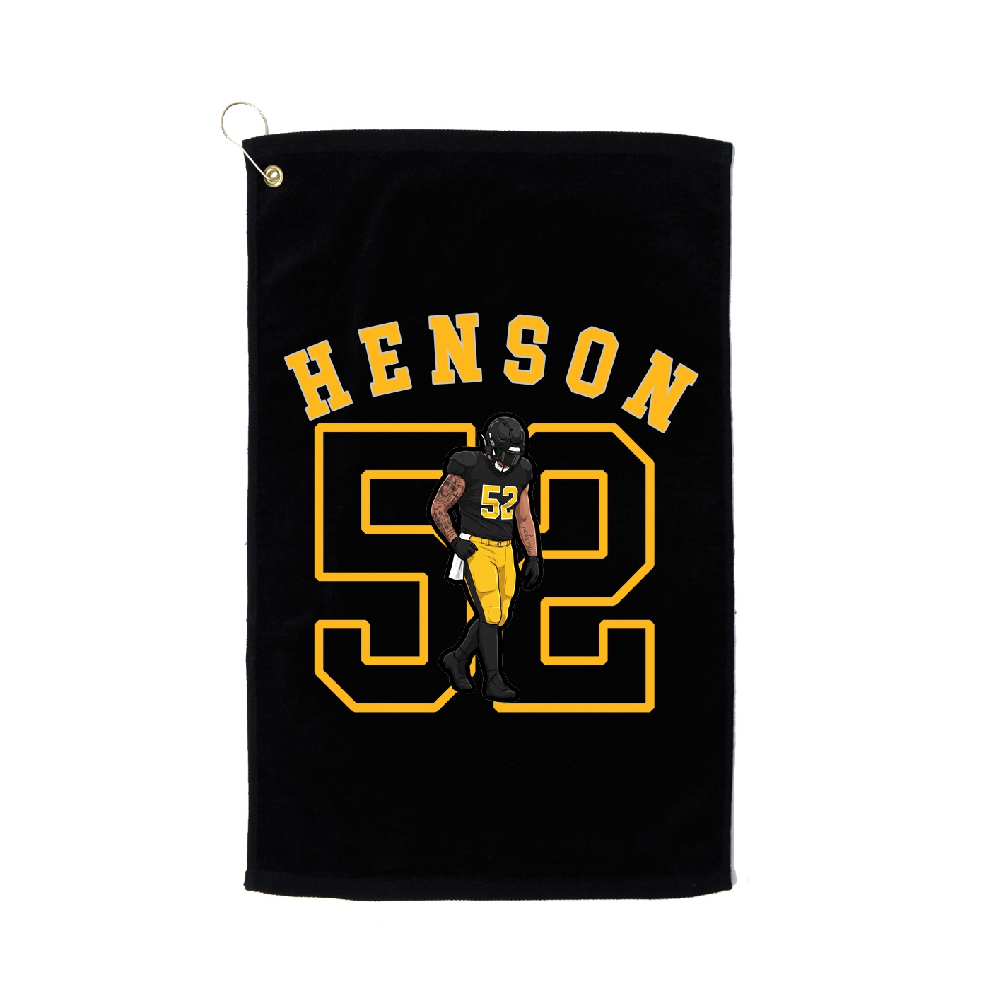 Golf Towel — Shirsey Arch in Black