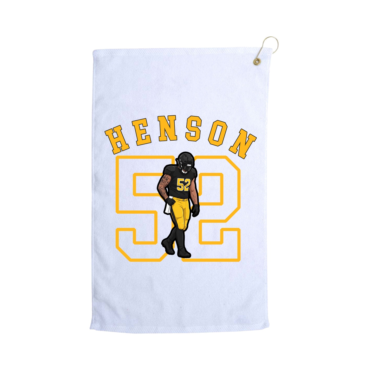 Golf Towel — Shirsey Arch in White