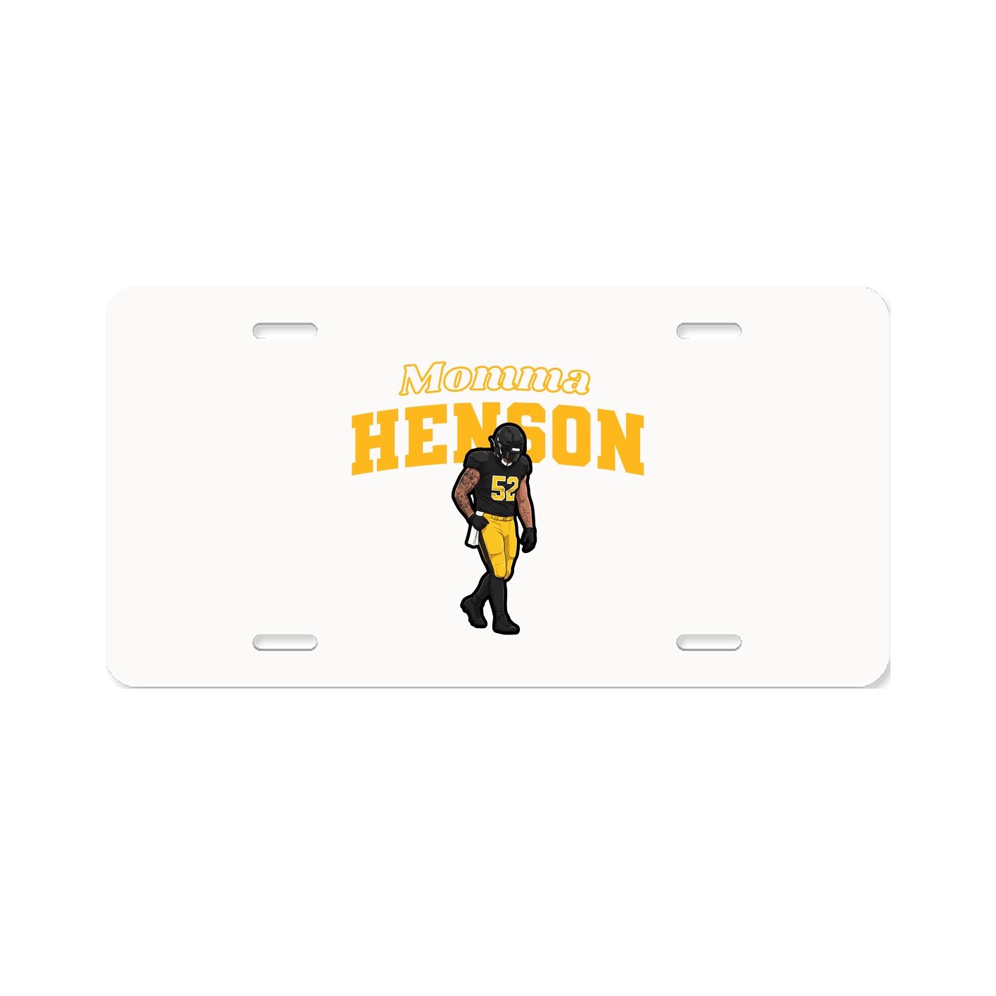 License Plate — Mothers Day Block in Classic