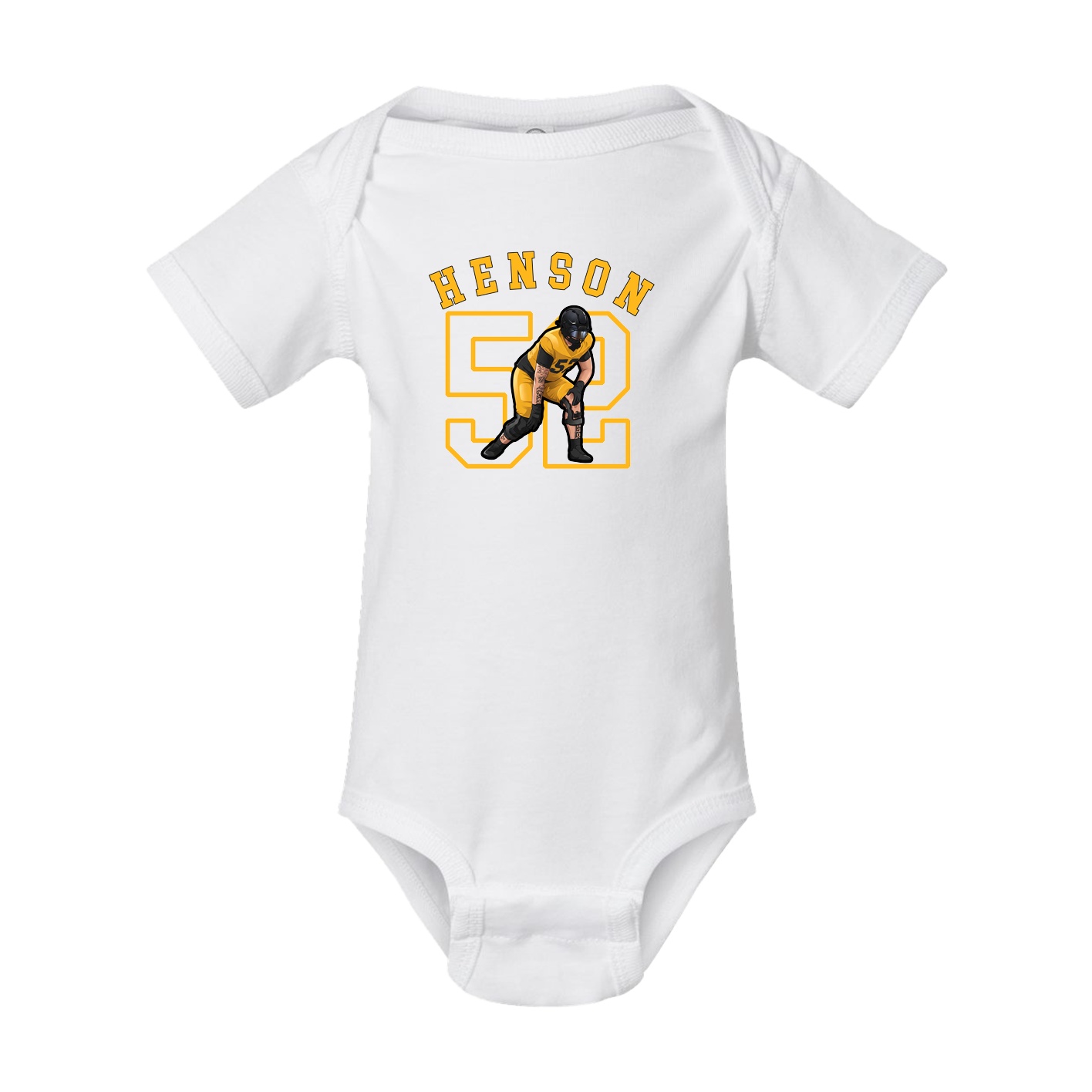 Baby Onesie — Shirsey Arch in White