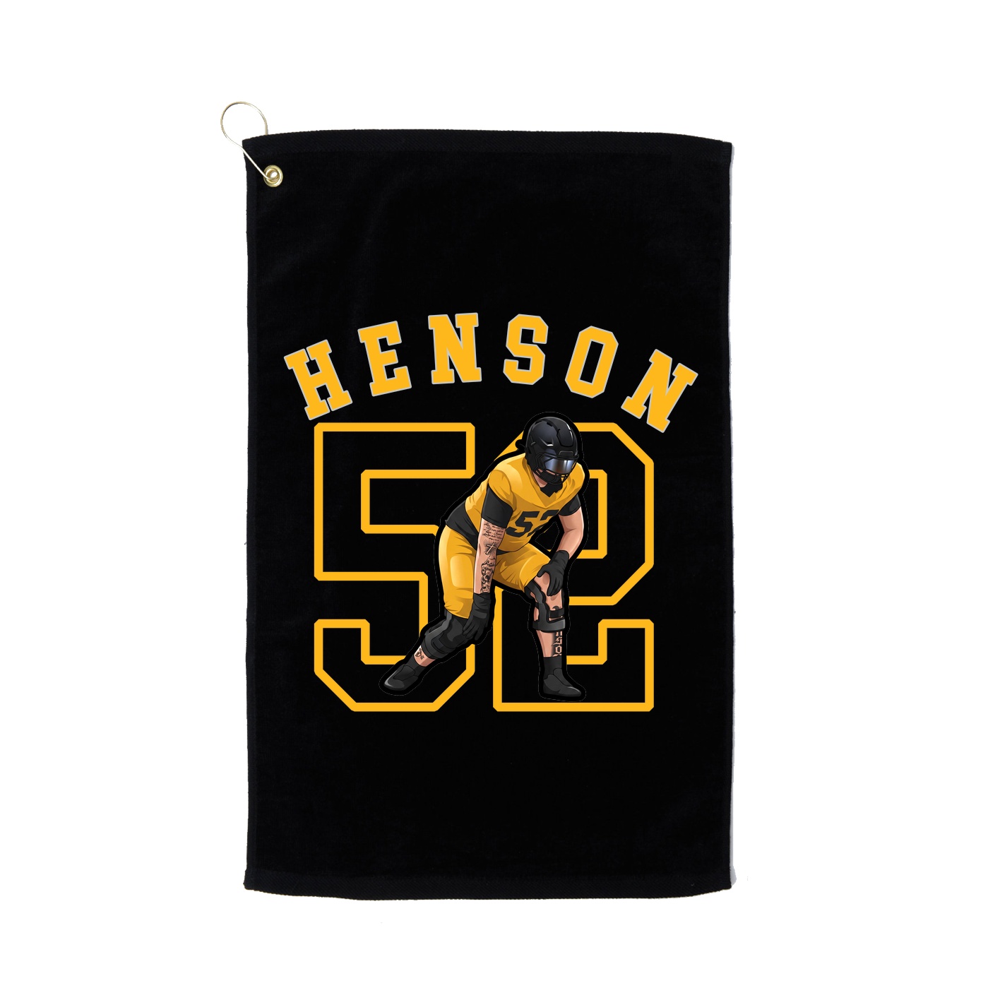 Golf Towel — Shirsey Arch in Black