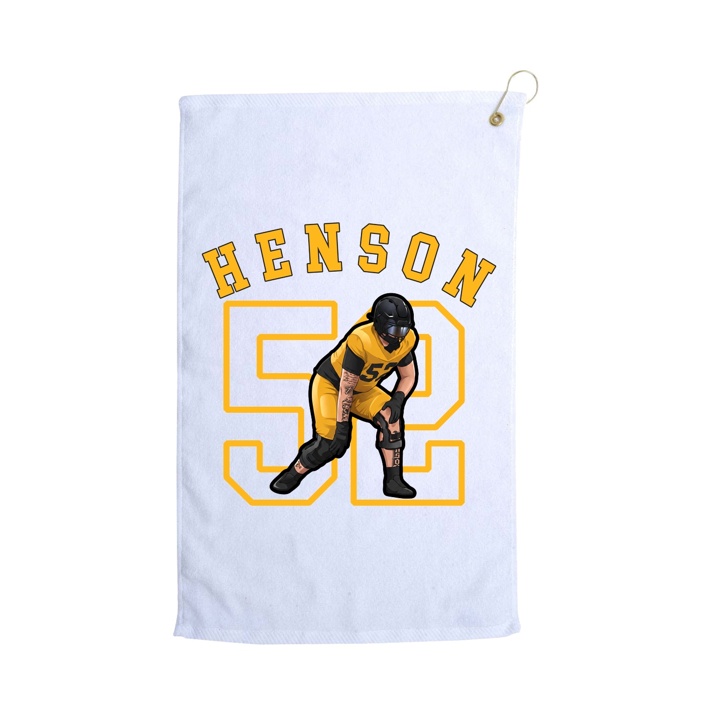 Golf Towel — Shirsey Arch in White