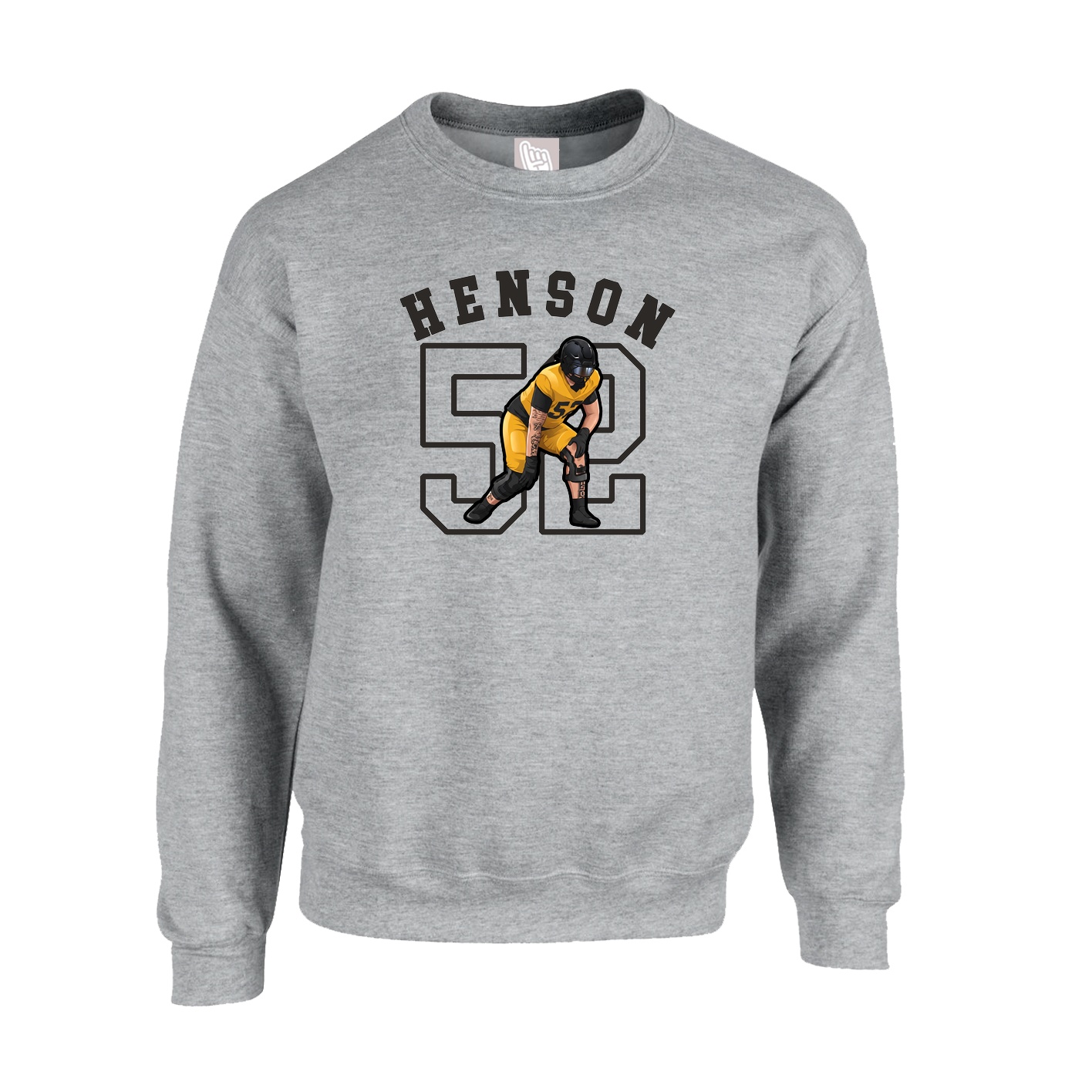 Fleece Crew — Shirsey Arch in Grey