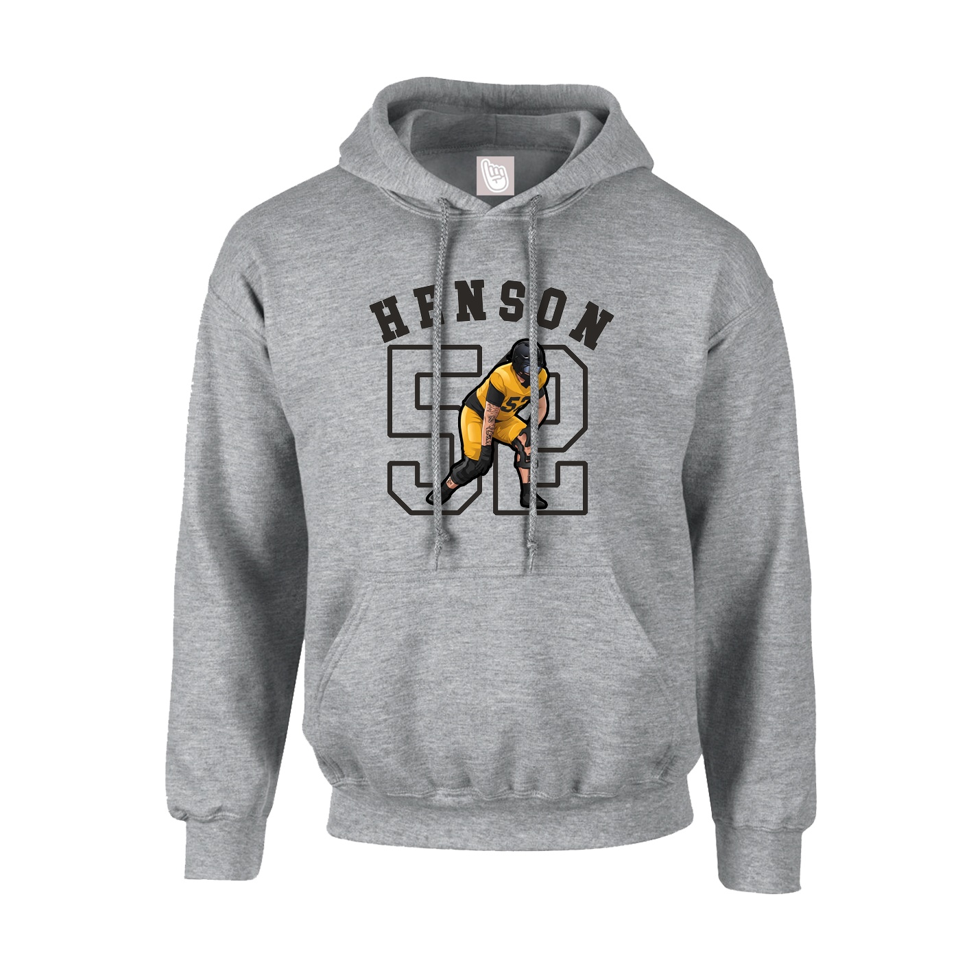 Youth Hoodie — Shirsey Arch in Grey