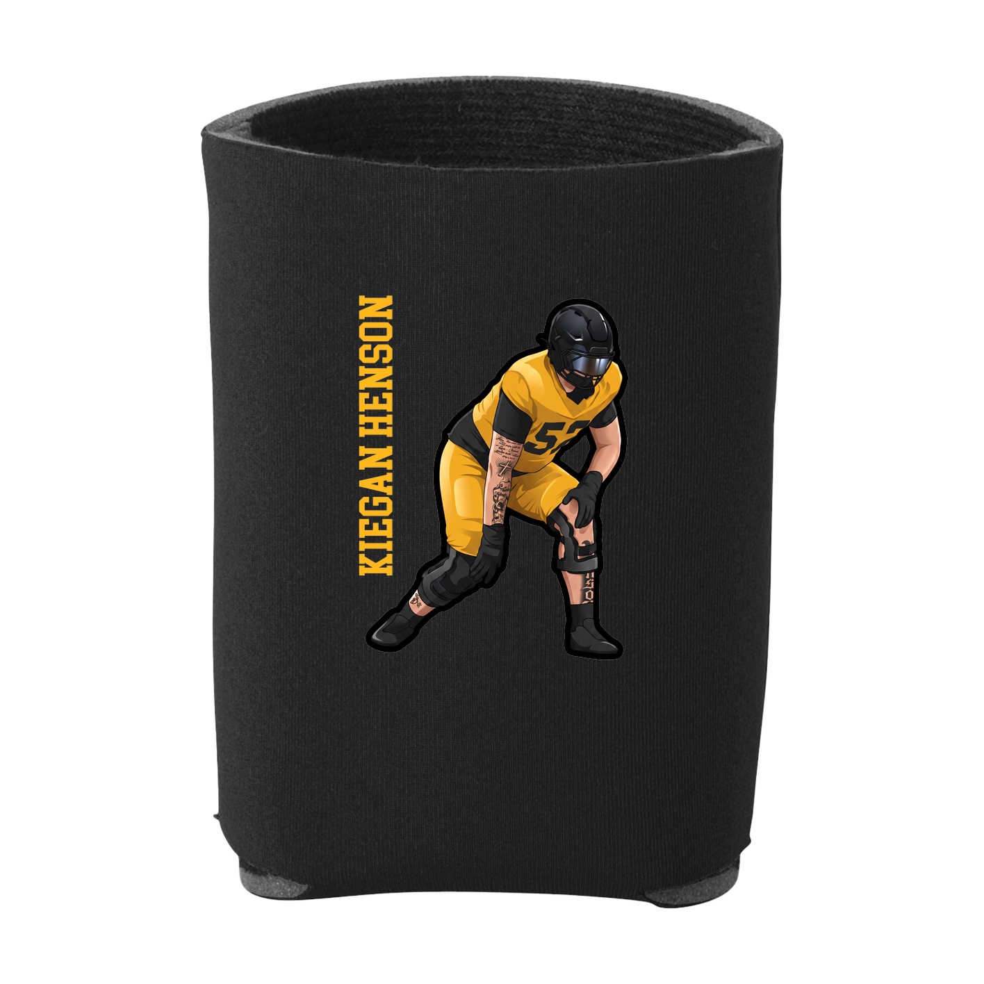 Can Holder — Name Vertical in Black