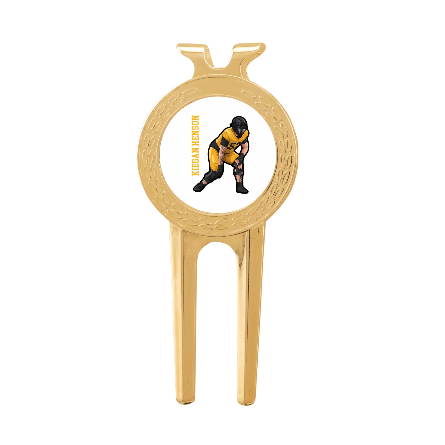 Divot Tool with Ball Marker — Name Vertical in Classic