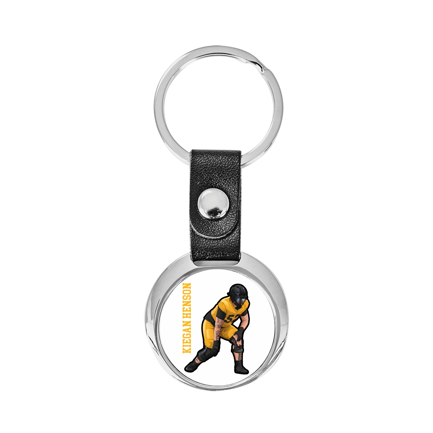 Key Chain — Name Vertical in Classic