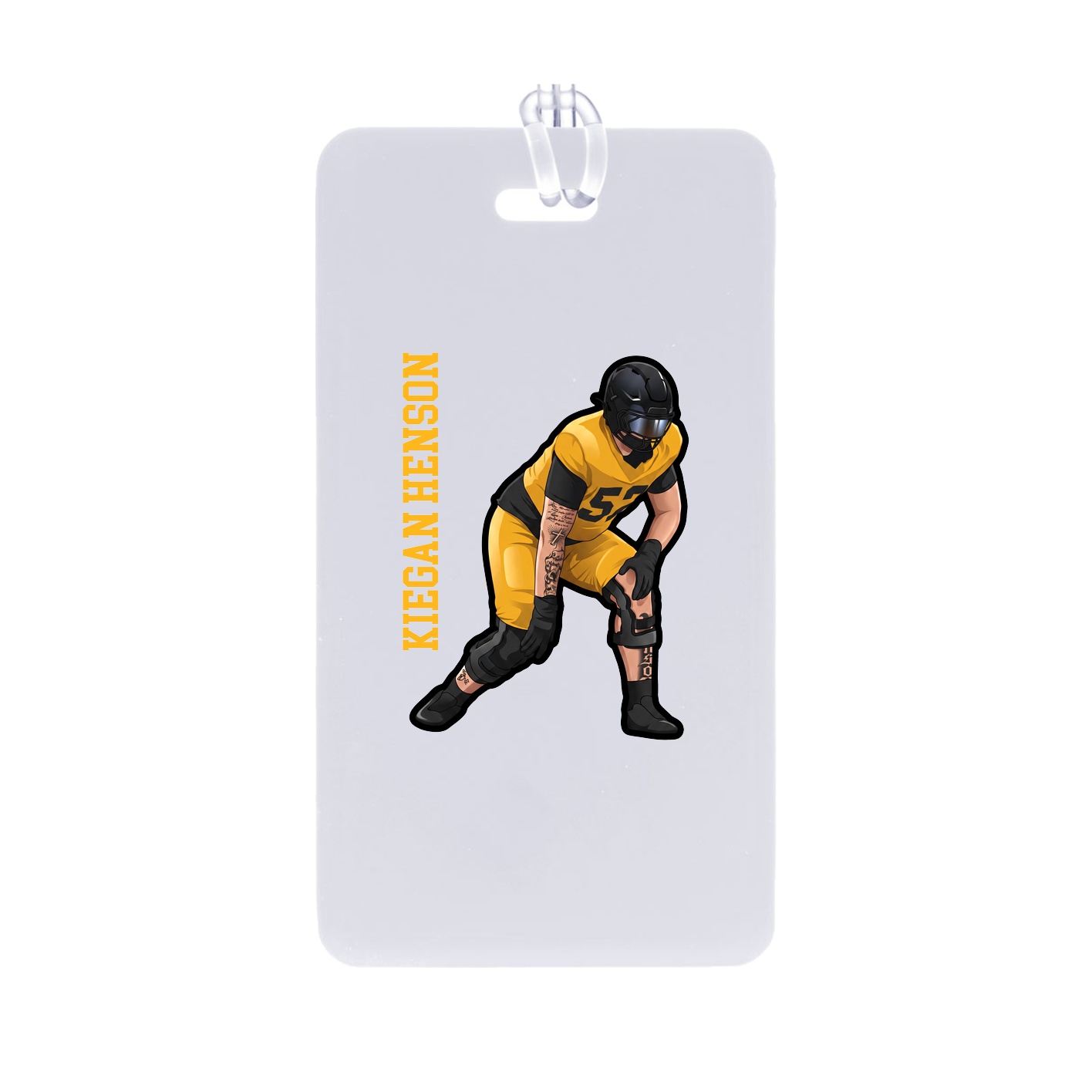 Bag Tag — Name Vertical in Classic