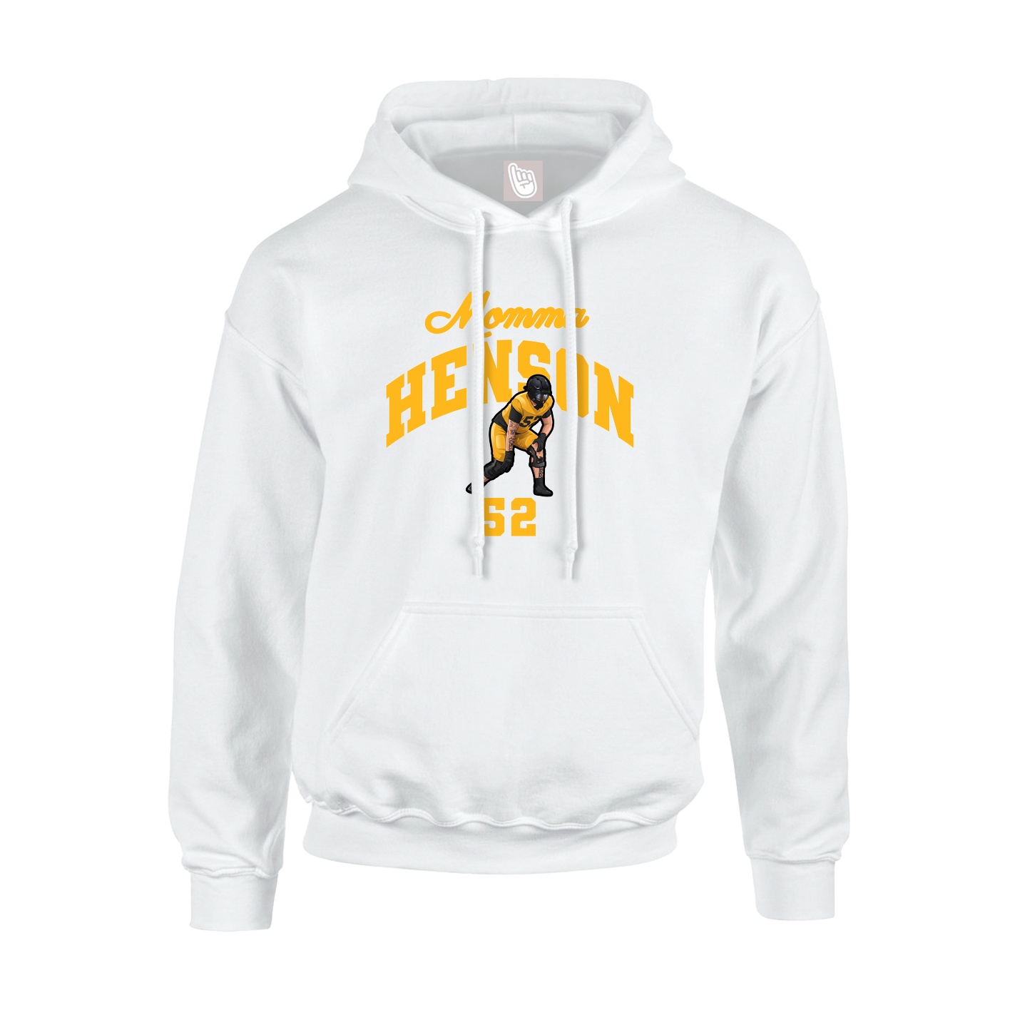 Youth Hoodie — Mothers Day Arch in White
