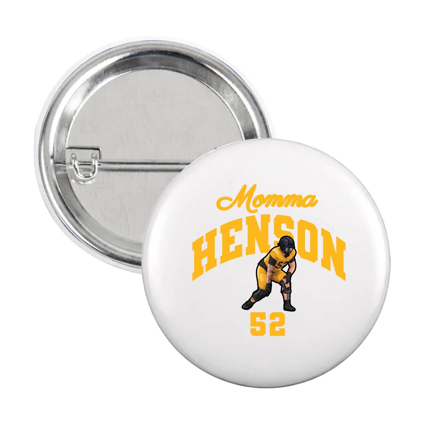 Game Day Button — Mothers Day Arch in White
