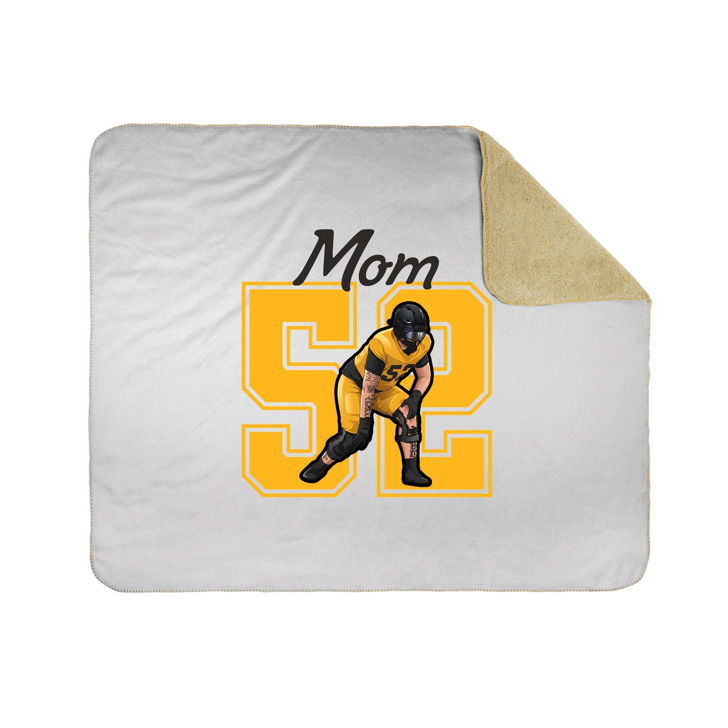 Throw Blanket — Mothers Day Shirsey in White