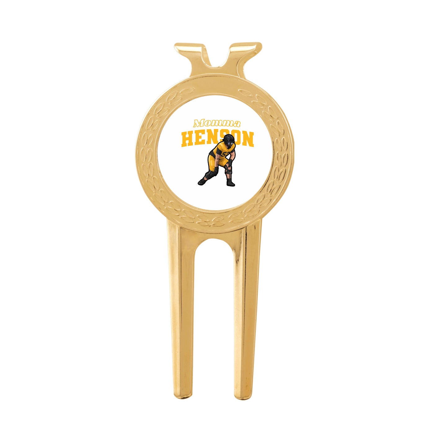Divot Tool with Ball Marker — Mothers Day Block in Classic