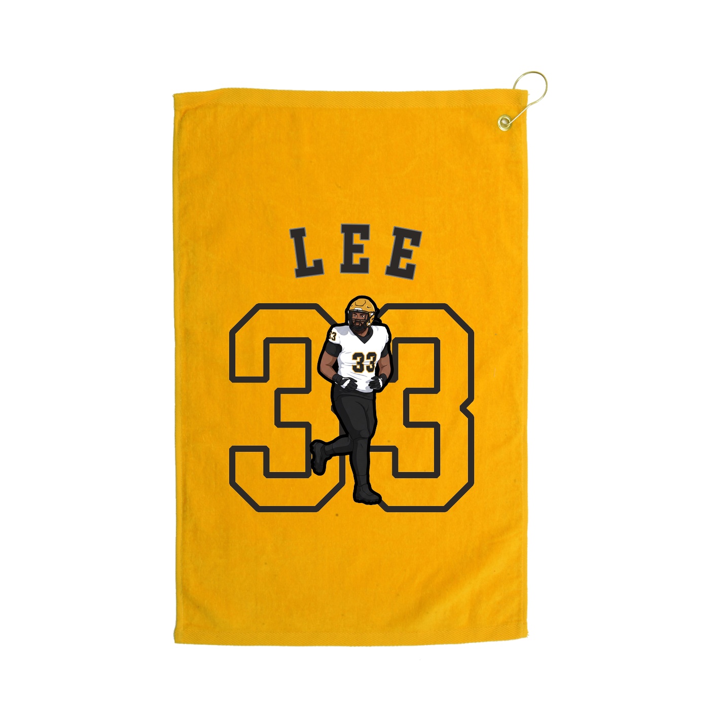 Golf Towel — Shirsey Arch in Gold