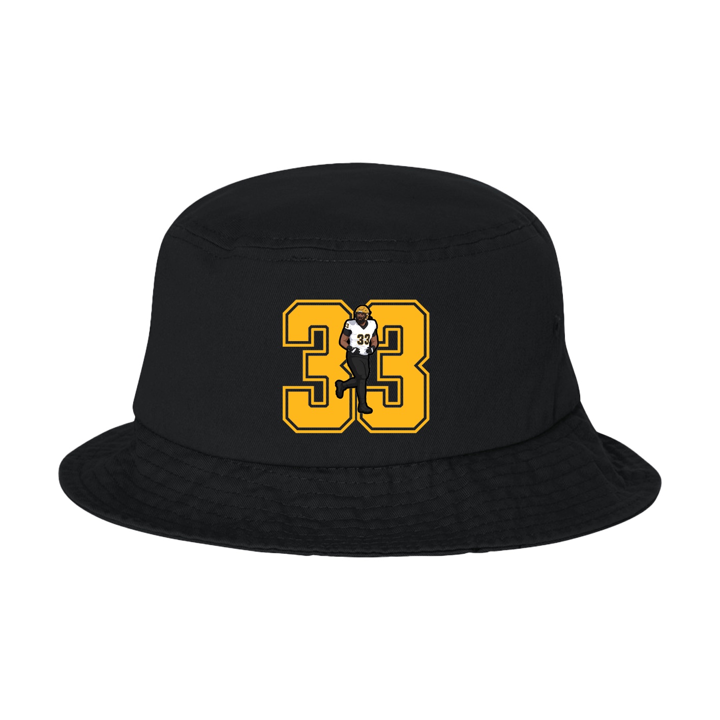 Bucket Cap — Number in Black