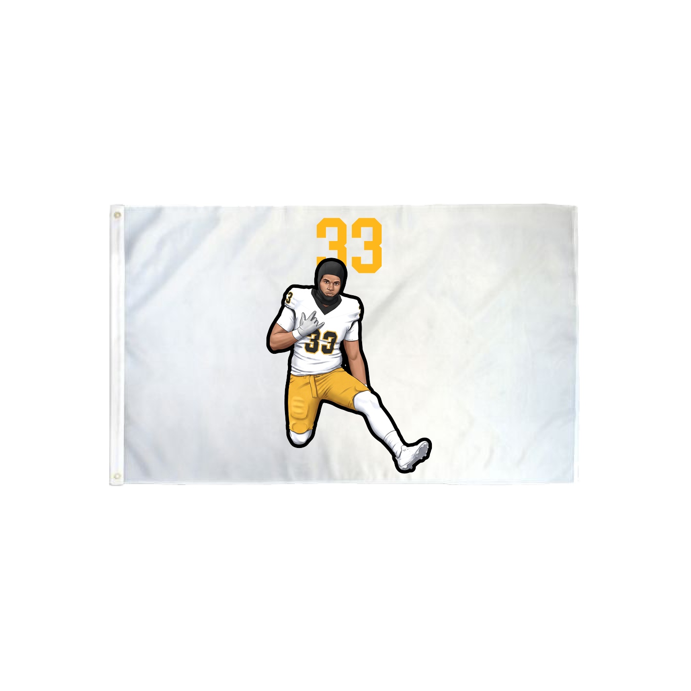 3x5 Flag — Number Top in Classic