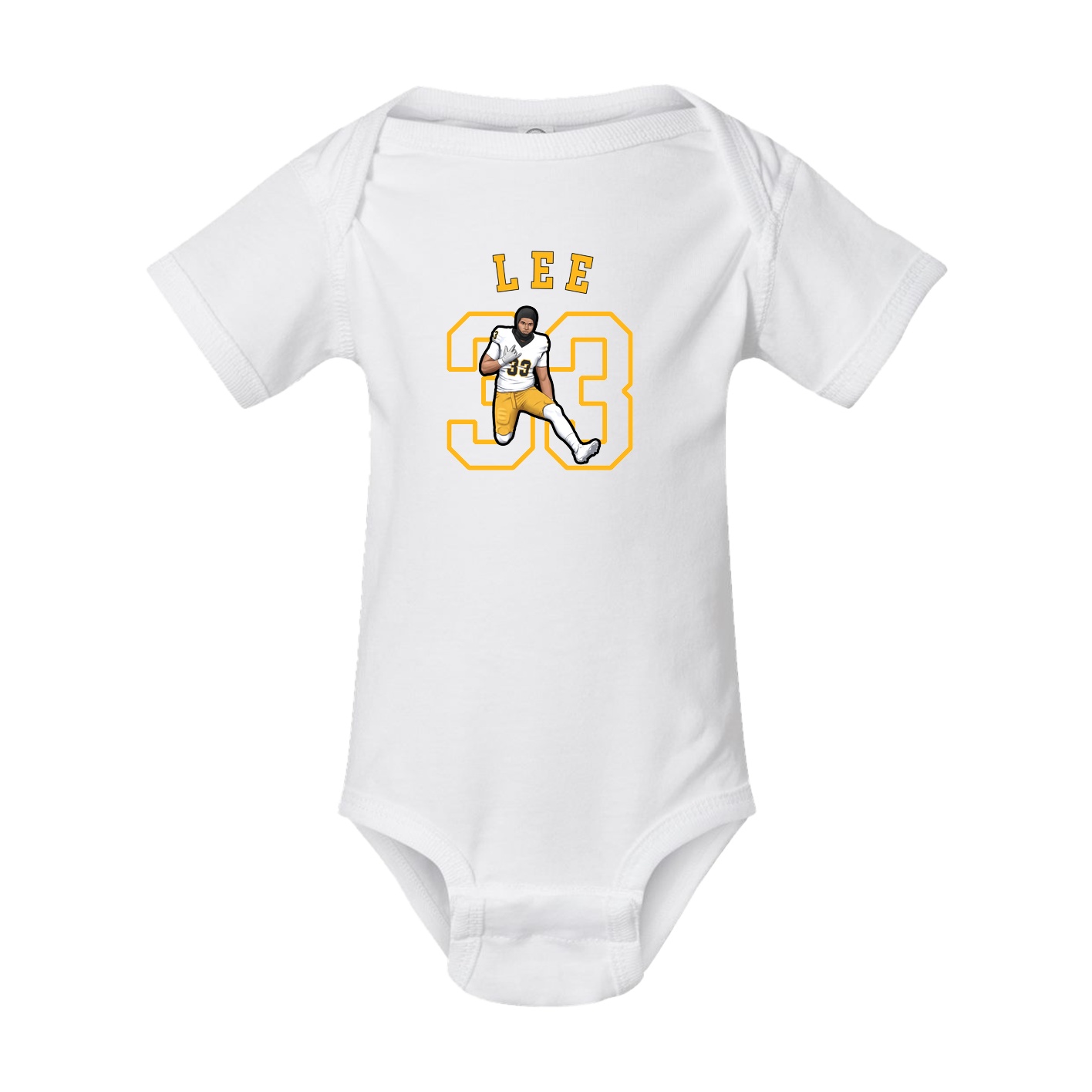 Baby Onesie — Shirsey Arch in White