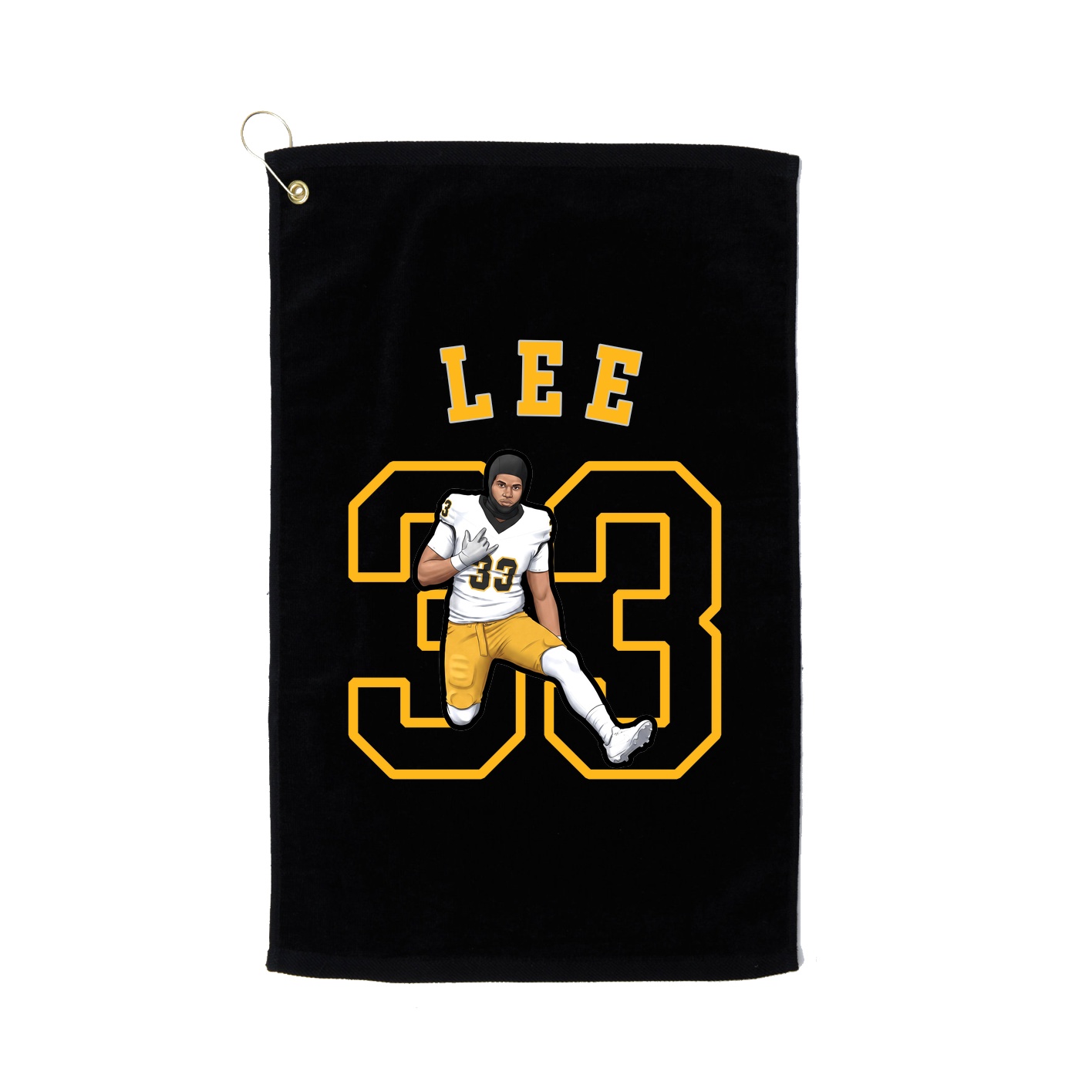 Golf Towel — Shirsey Arch in Black