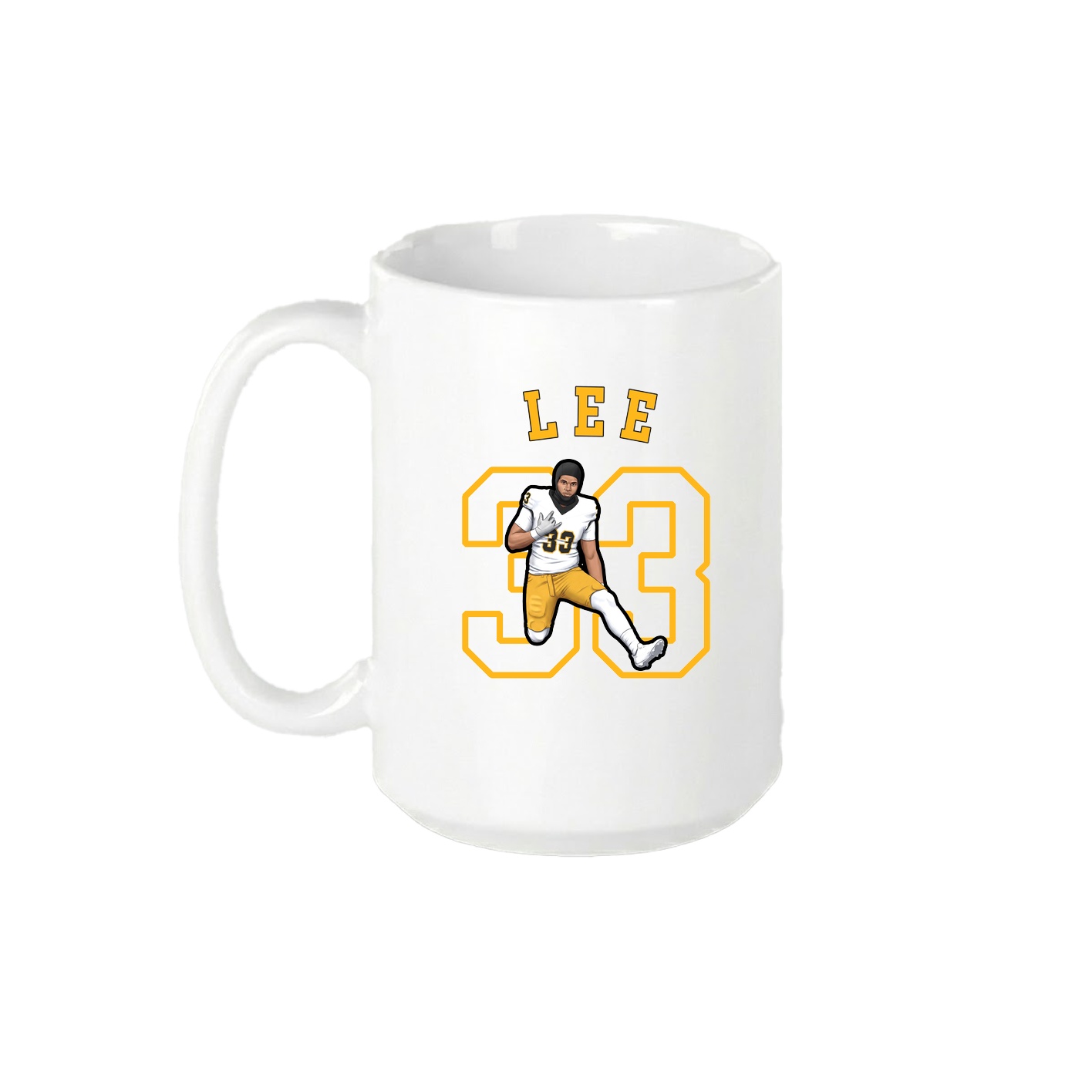 15oz Coffee Mug — Shirsey Arch in White