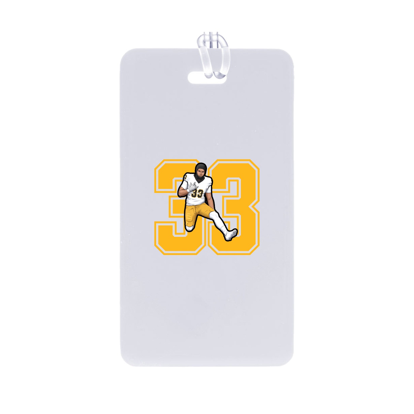 Bag Tag — Number in Classic