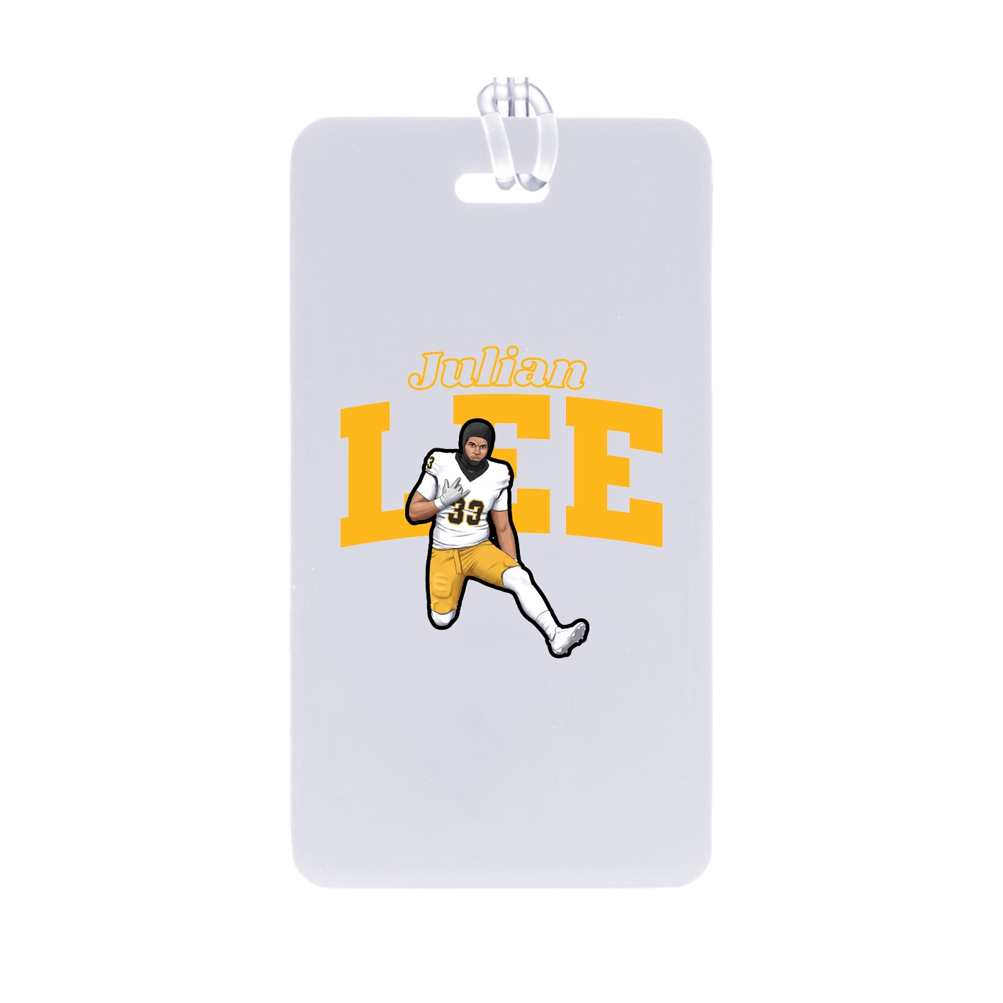 Bag Tag — Name Arch in Classic