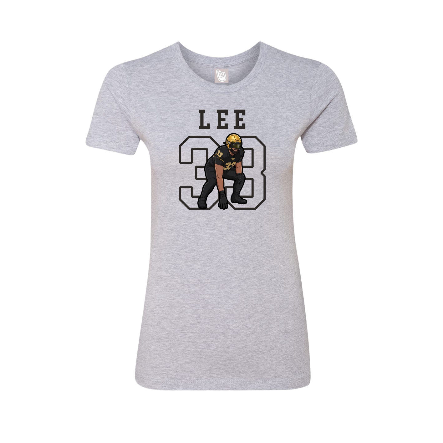 Fitted Women's Tee — Shirsey in Grey
