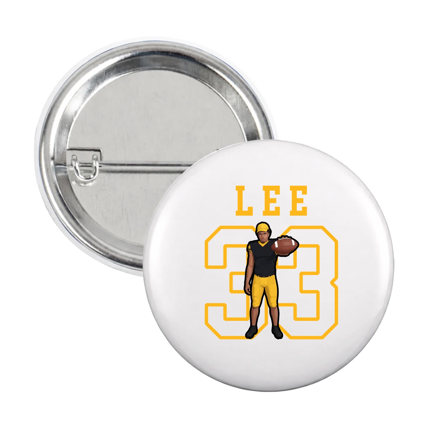 Game Day Button — Shirsey in White
