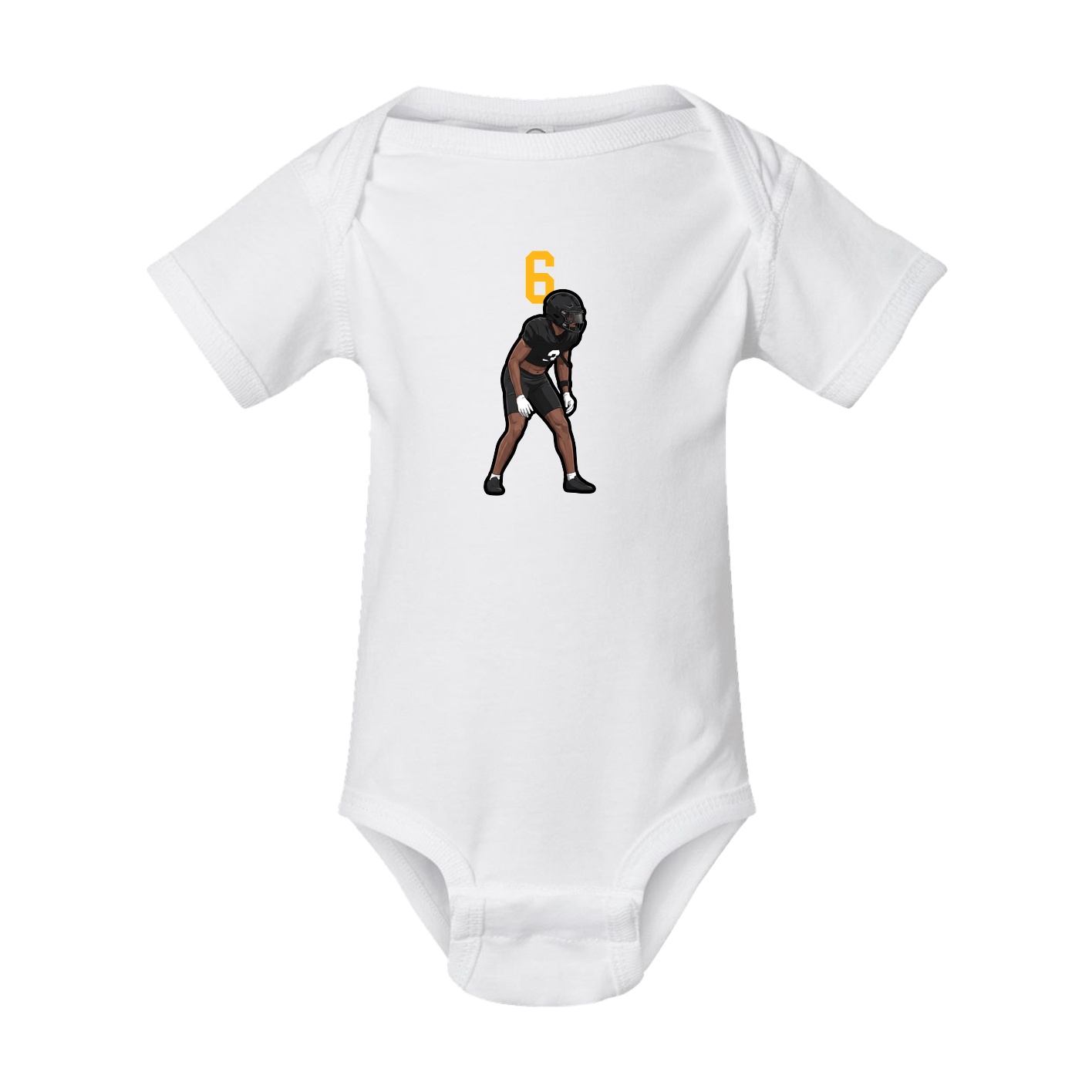 Baby Onesie — Number Top in White