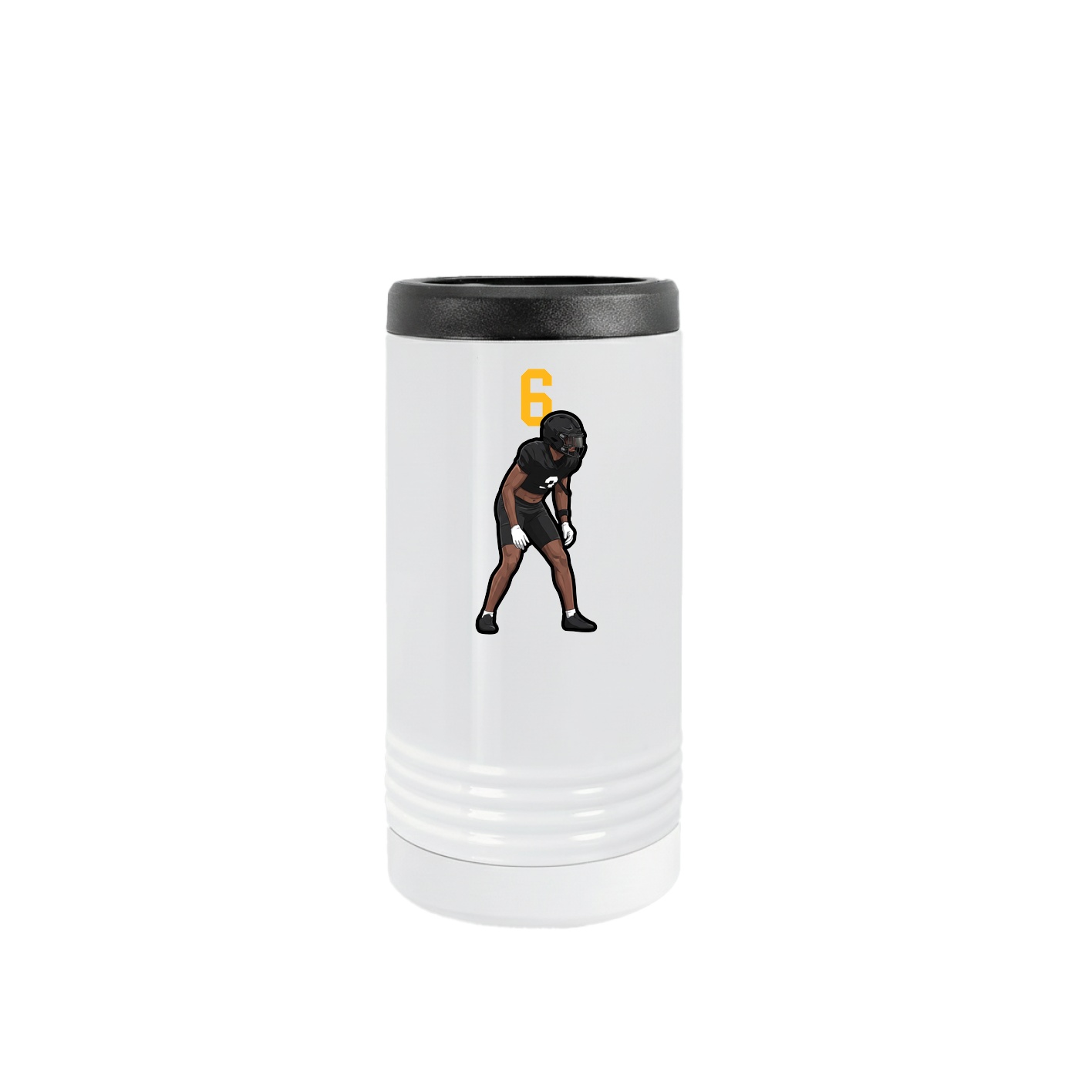 Slim Beverage Holder — Number Top in White