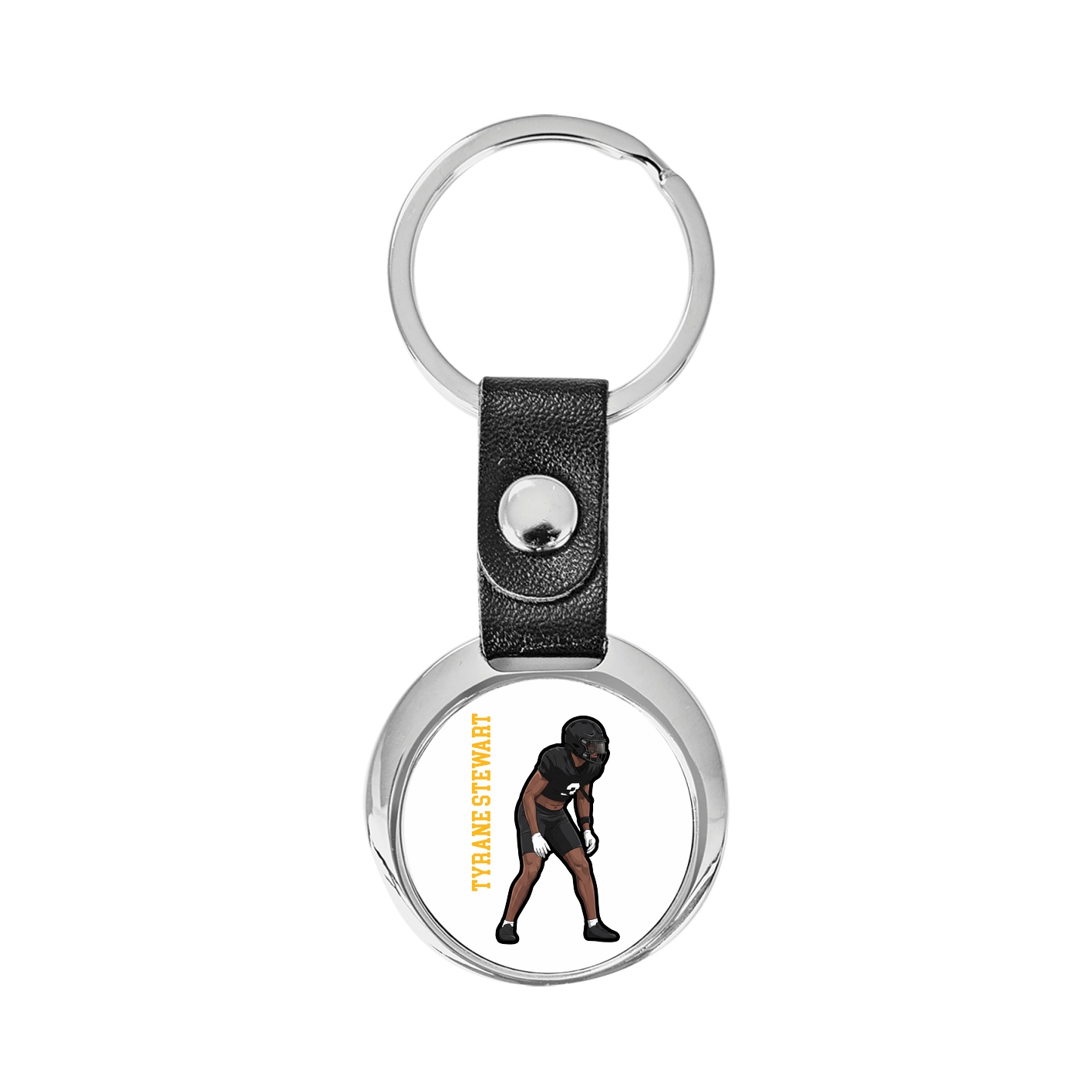 Key Chain — Name Vertical in Classic