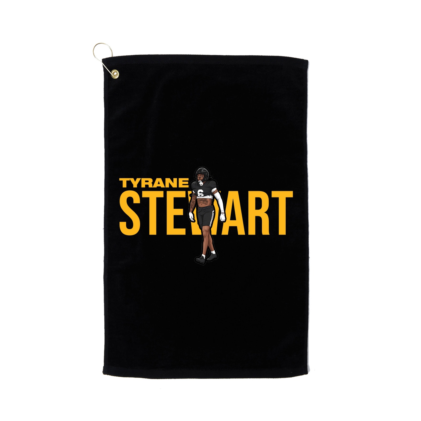 Golf Towel — Player Name in Black
