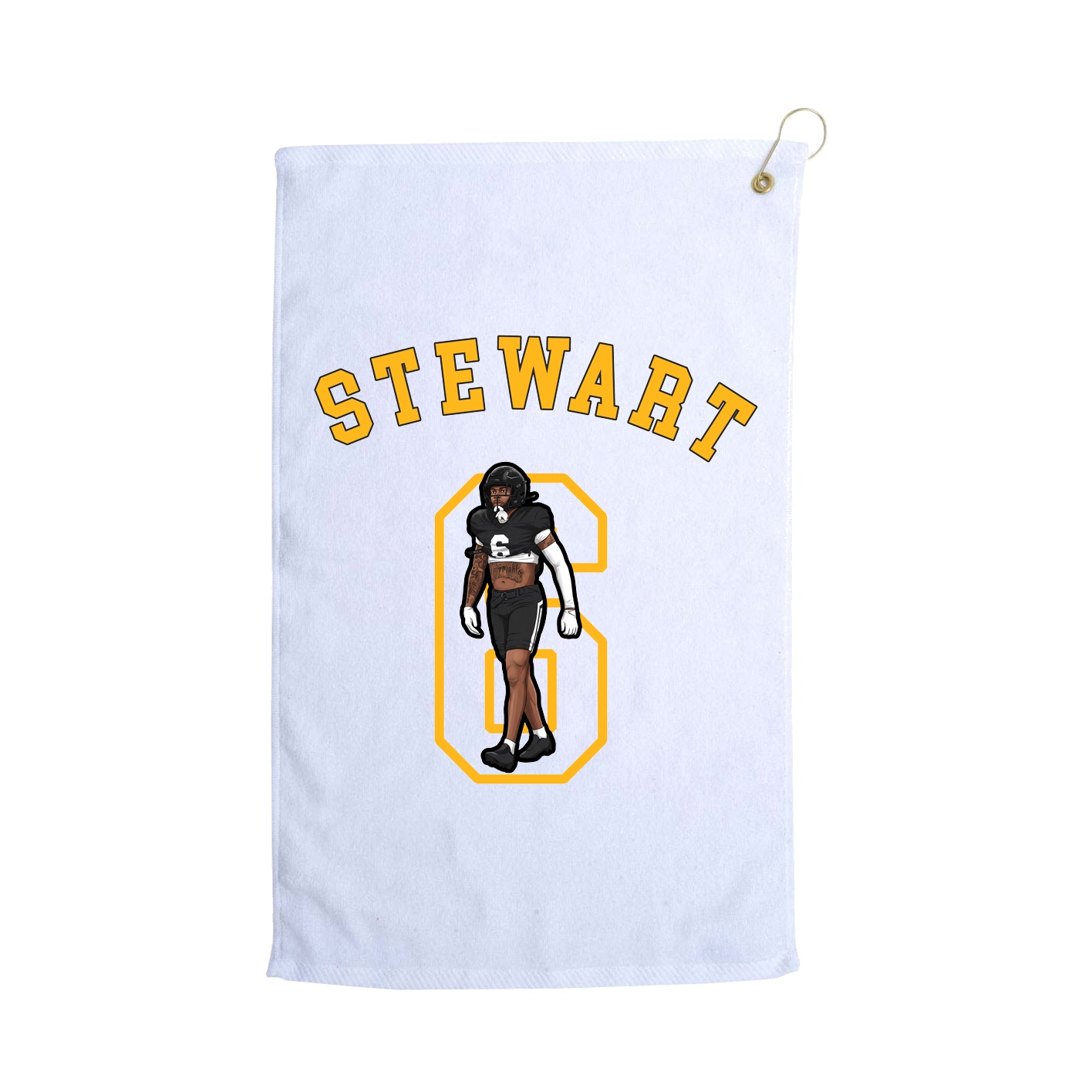 Golf Towel — Shirsey Arch in White