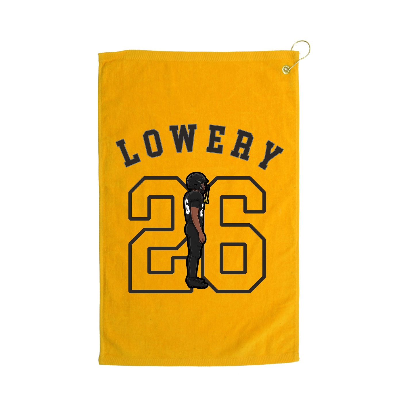 Golf Towel — Shirsey Arch in Gold