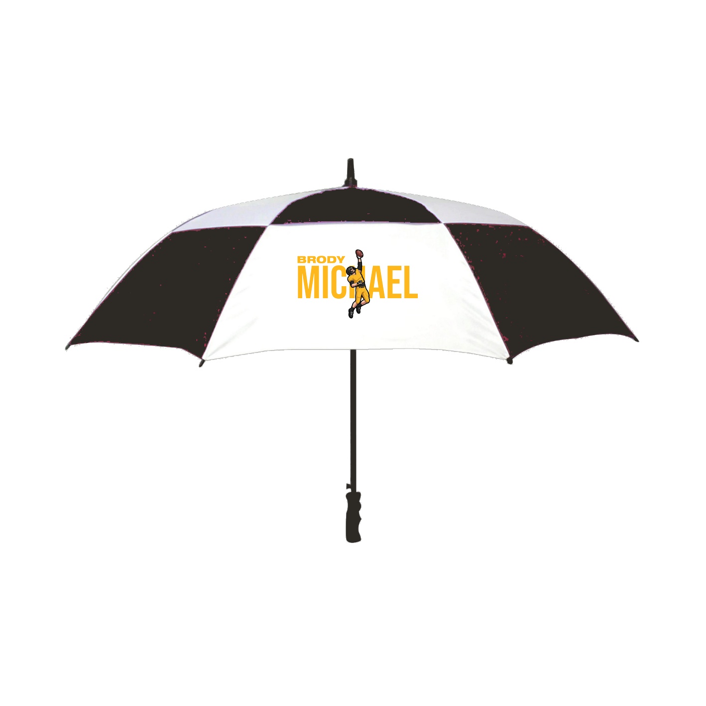 Golf Umbrella — Player Name in Black