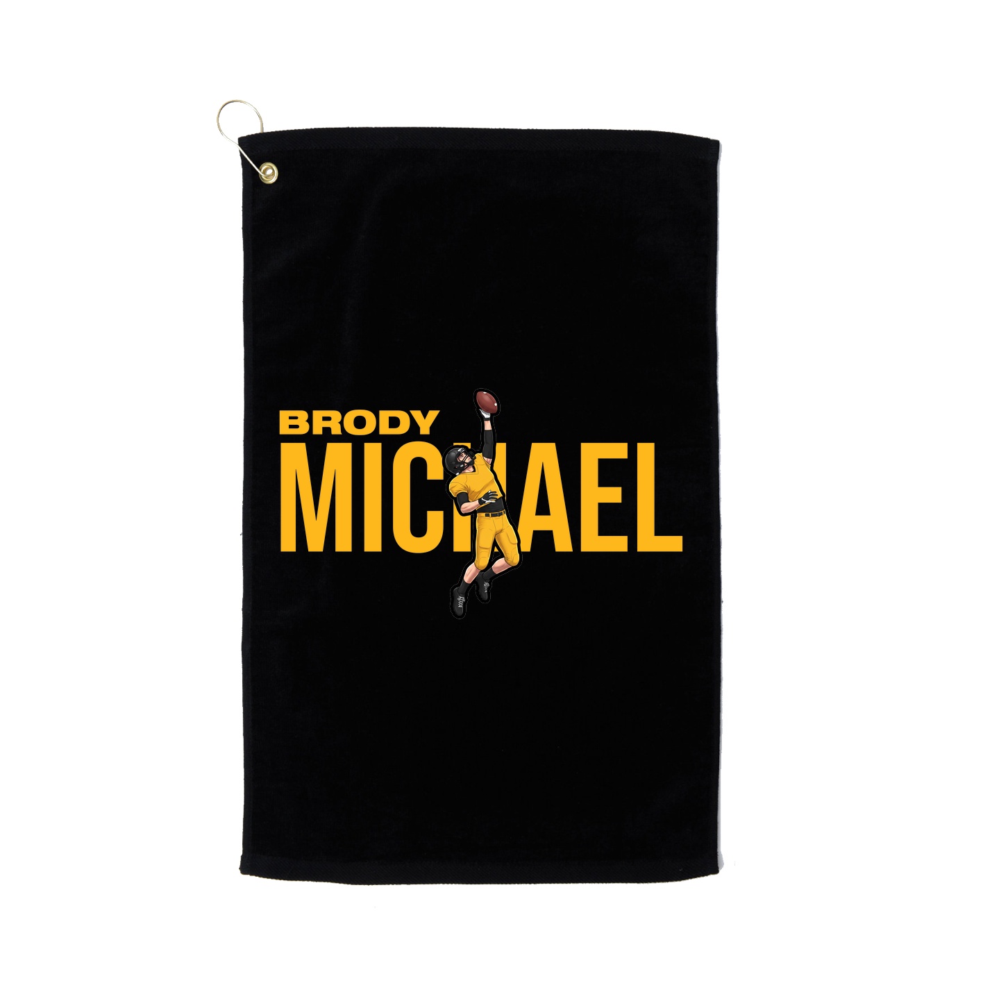 Golf Towel — Player Name in Black
