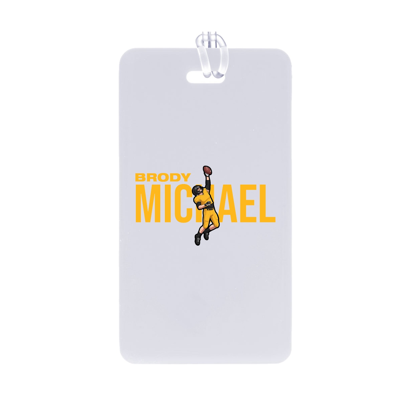 Bag Tag — Player Name in Classic